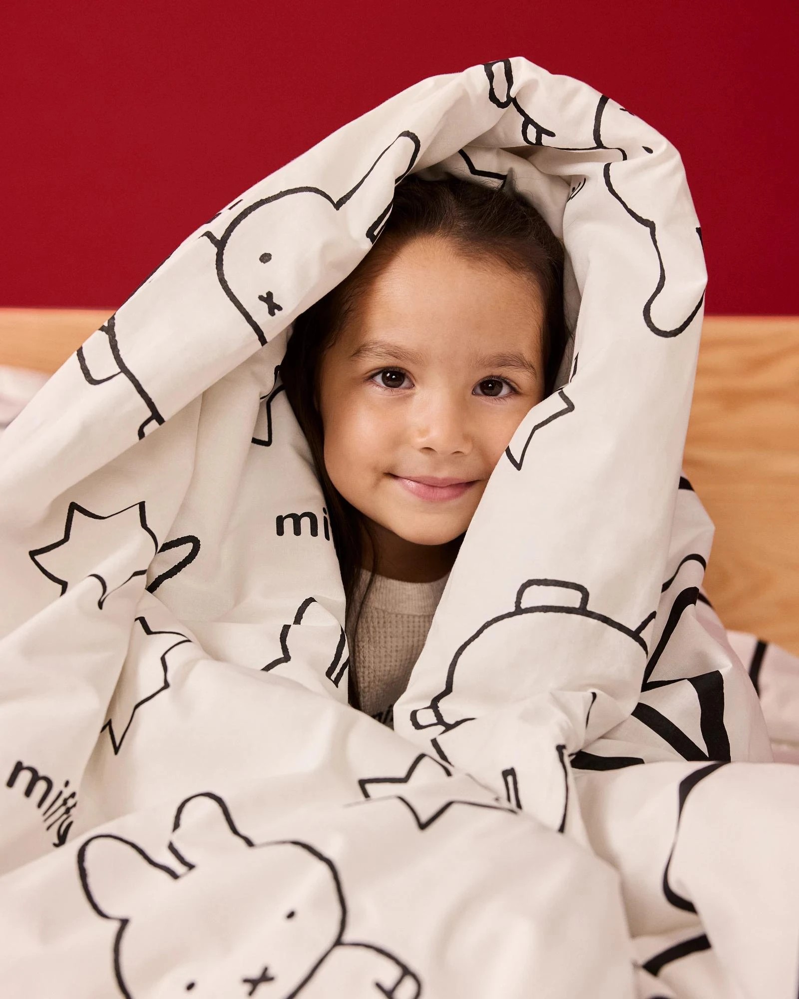 4 Miffy Kids Quilt Cover Set - Single Bed - White, 4 of 4