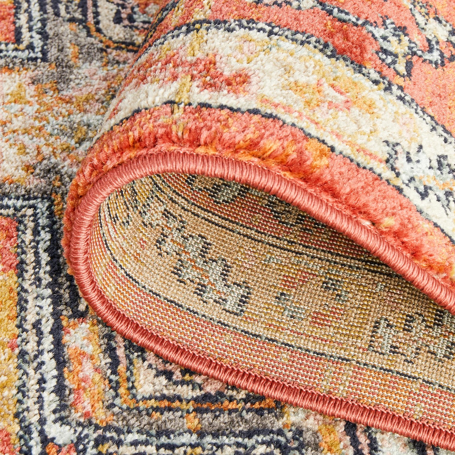 9 Common Ground Rugs Eterna 850 300x80cm - Medium Runner Power Loomed Pet Friendly Rug - Brown, 9 of 9