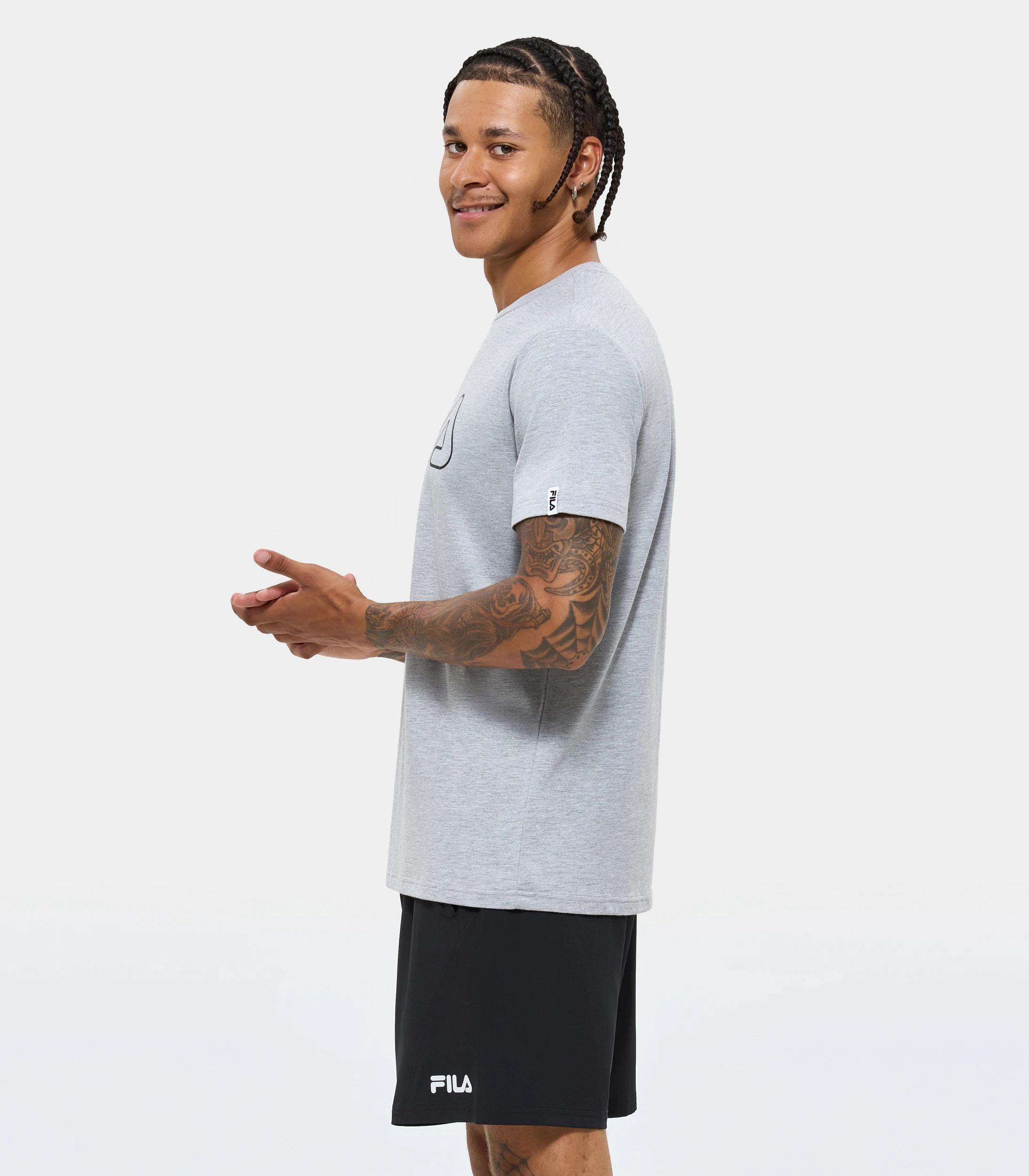 2 Fila Core Logo T-Shirt GREY, 2 of 6