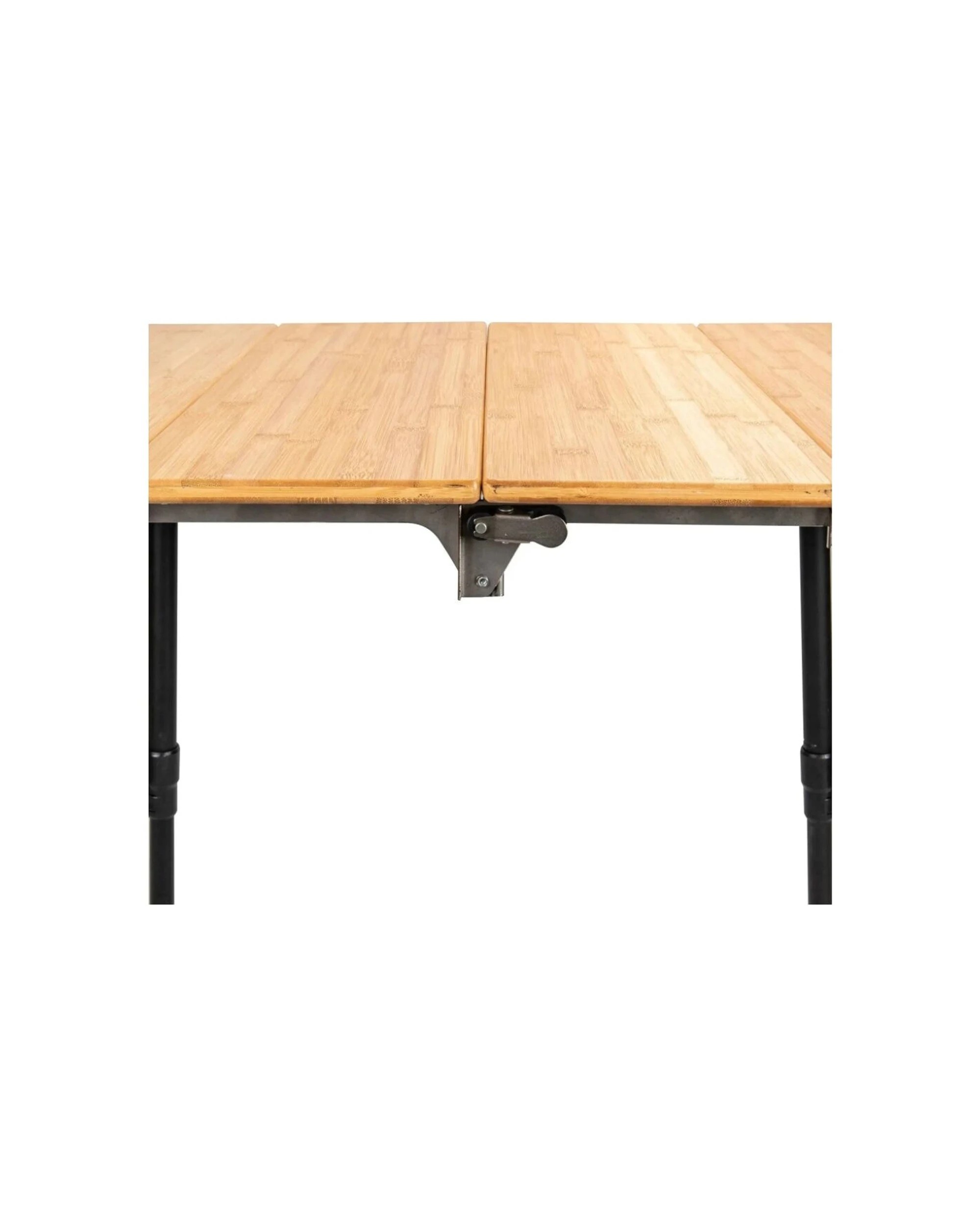 6 Quest Outdoors Folding Camping Table Bamboo Adjustable Bottle Opener - Brown, 6 of 9