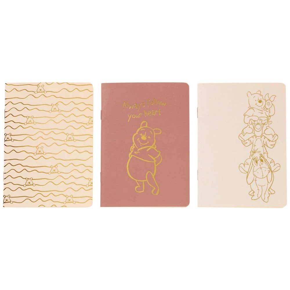 4 Disney Winnie the Pooh A6 Notebook 64 Pages 3 Pack, 4 of 5