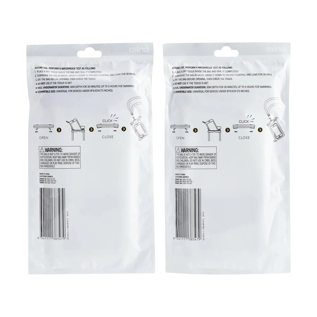 6 Waterproof Floating Phone Pouch - Assorted, 6 of 6