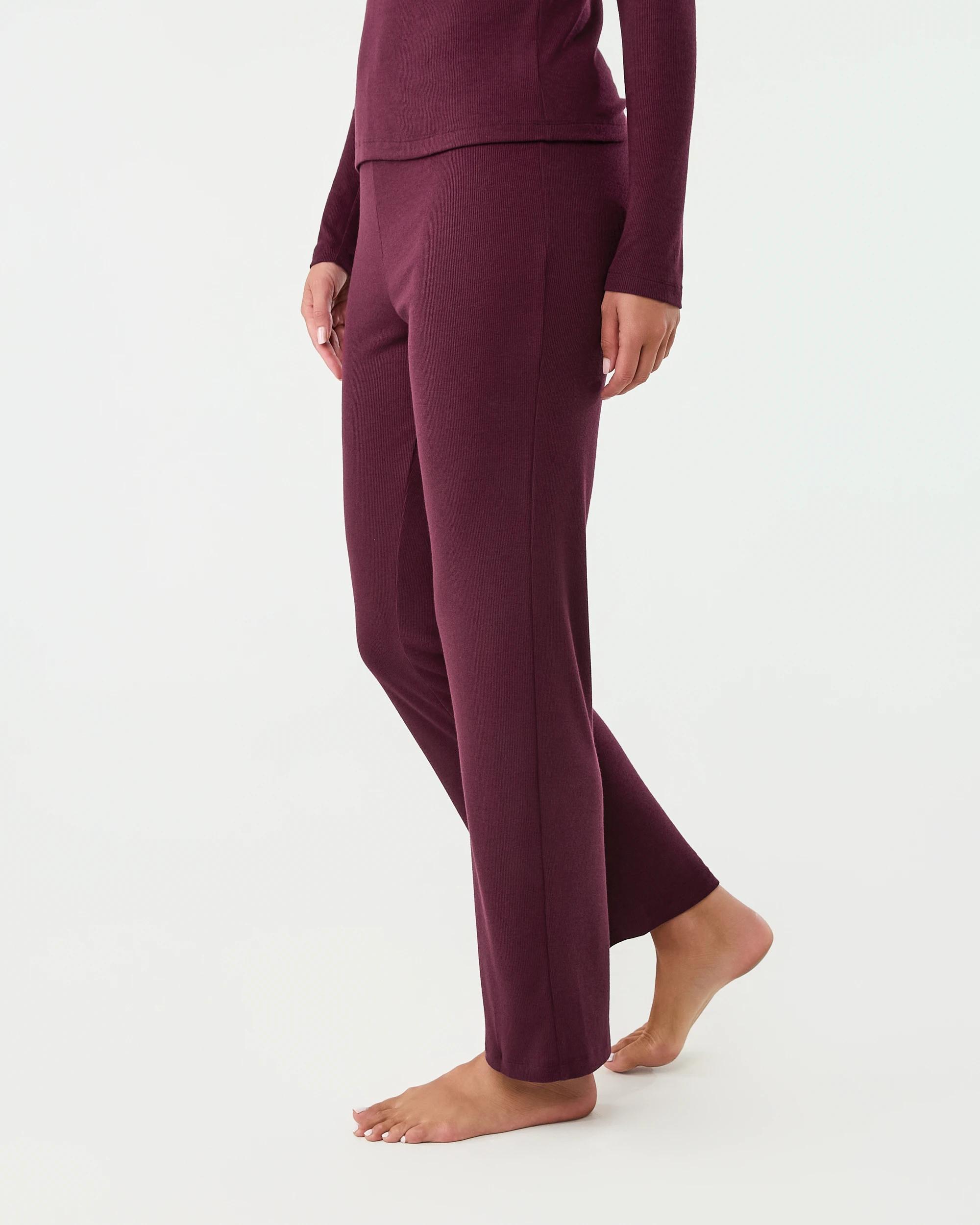2 Comfort Rib Pants Velvet Red, 2 of 6