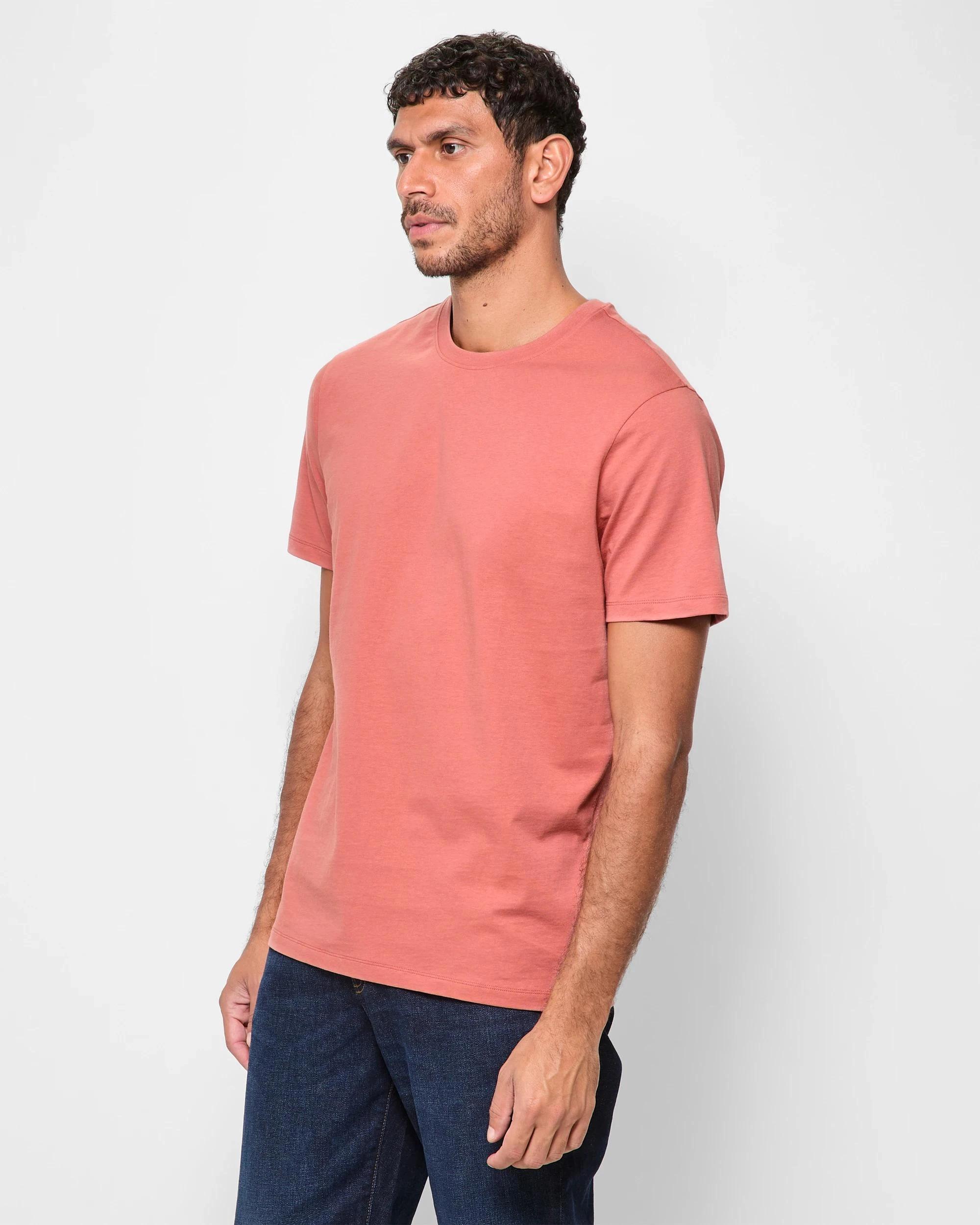 3 Target Australian Cotton Crew T-Shirt BRICK, 3 of 5