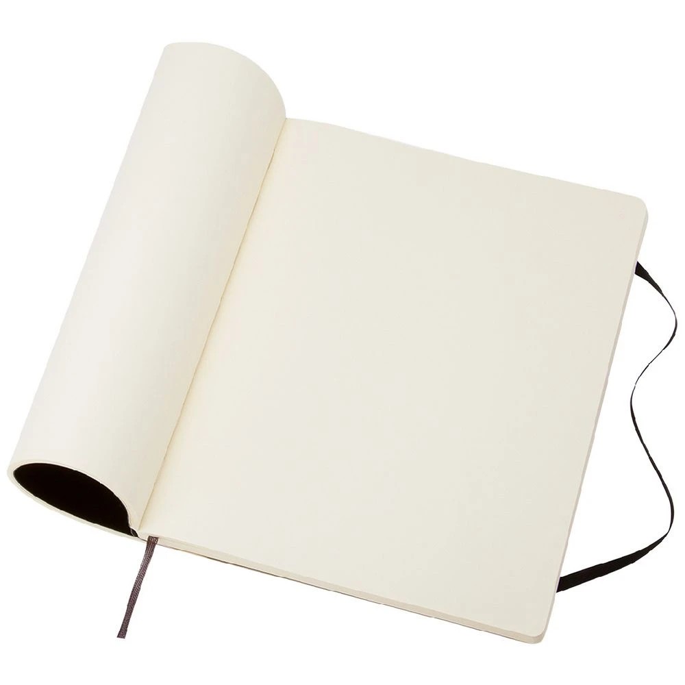 3 Moleskine Classic Softcover Plain XL 192pg Notebook Black, 3 of 3