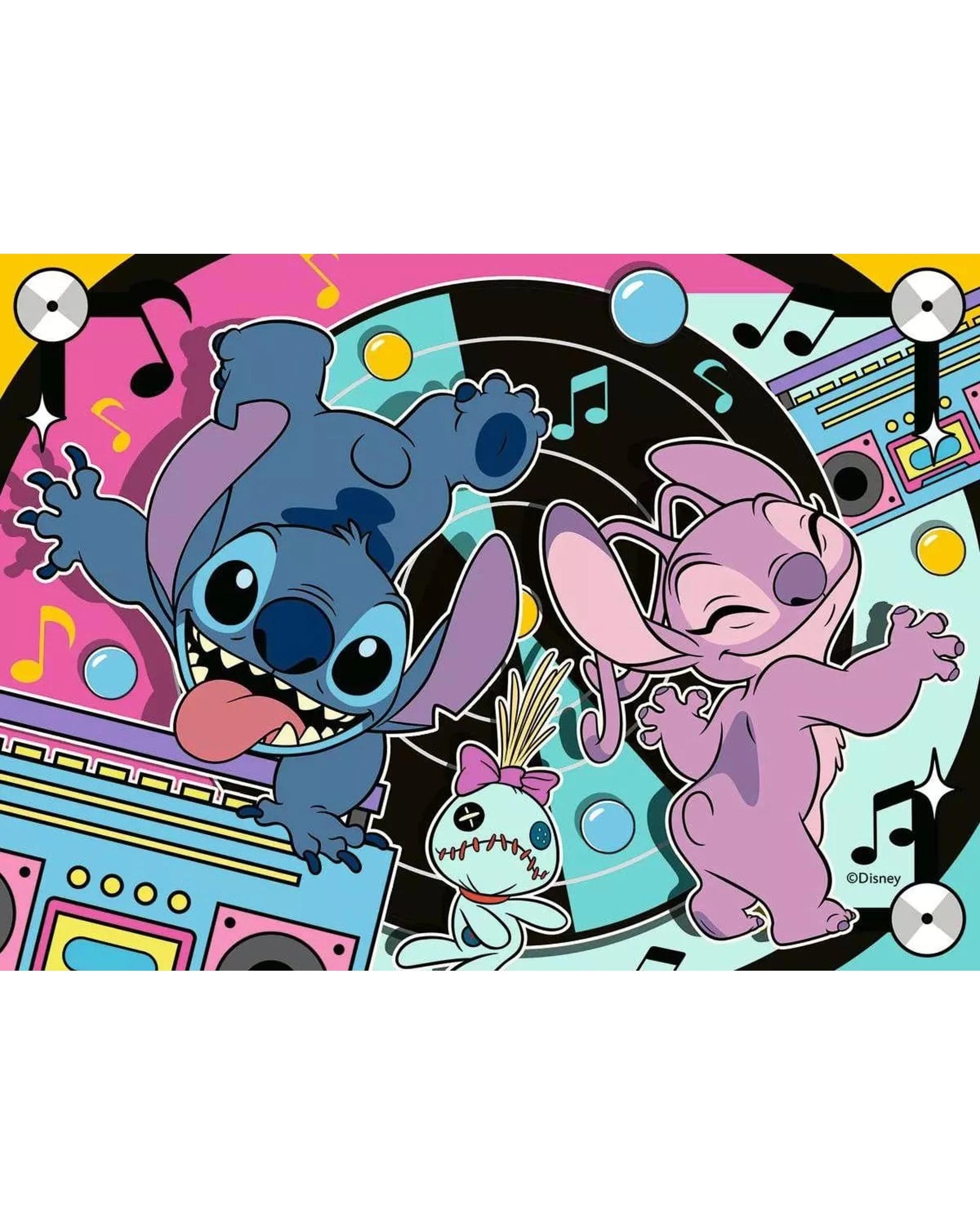 5 Ravensburger Disney Stitch and Angel 4 in a Box 12, 16, 20, and 24 Piece Jigsaw Puzzle, 5 of 5