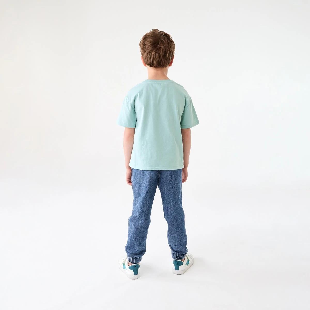 6 Chest Print T-shirt DINOSURF DUSTY EGGSHELL, 6 of 6
