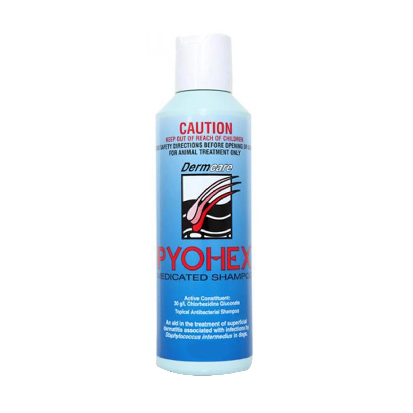 1 Dermcare Pyohex Medicated Foam Dogs Treatment Shampoo 500ml, 1 of 2