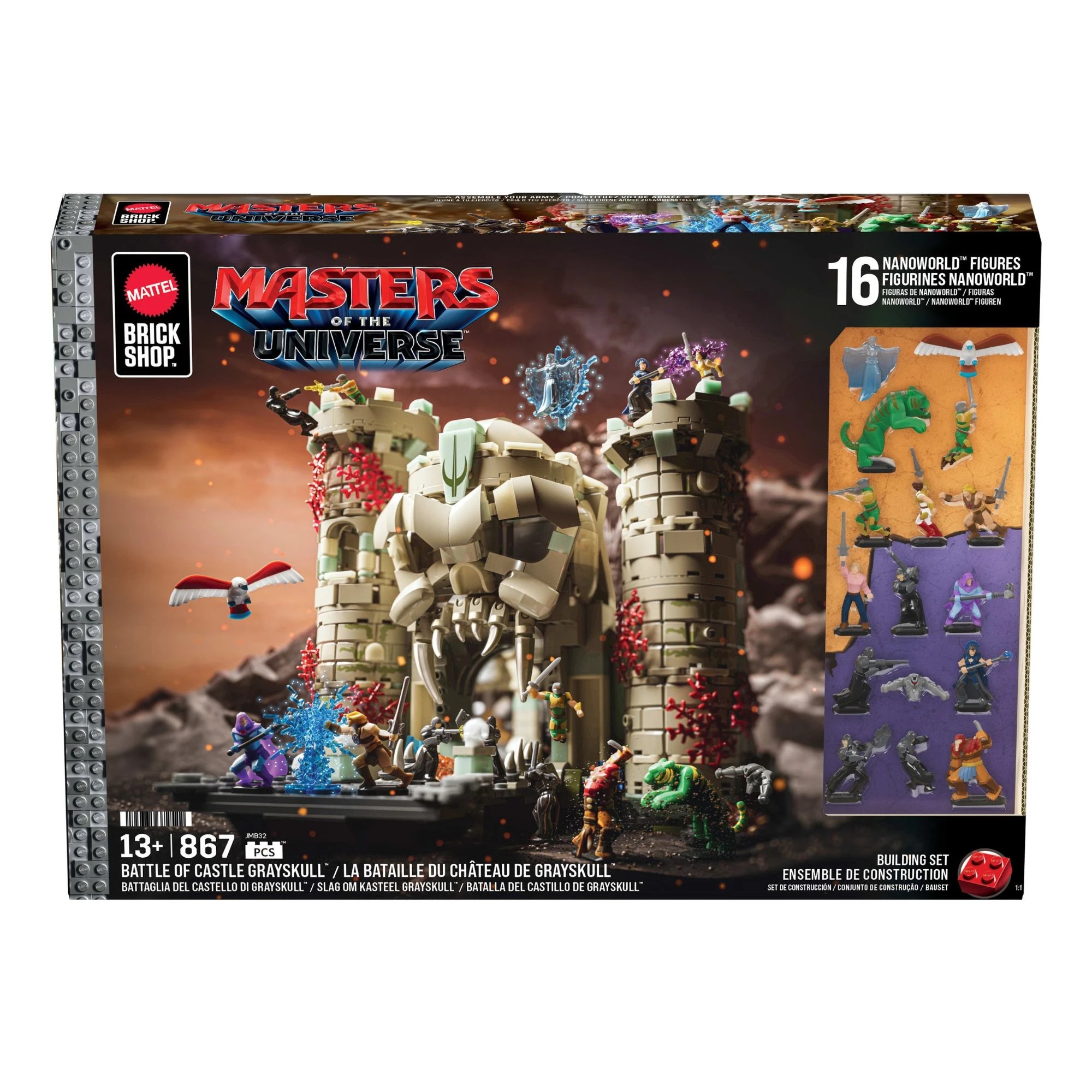 2 867 Pieces Masters of the Universe Battle of Castle Grayskull Building Playset, 2 of 7