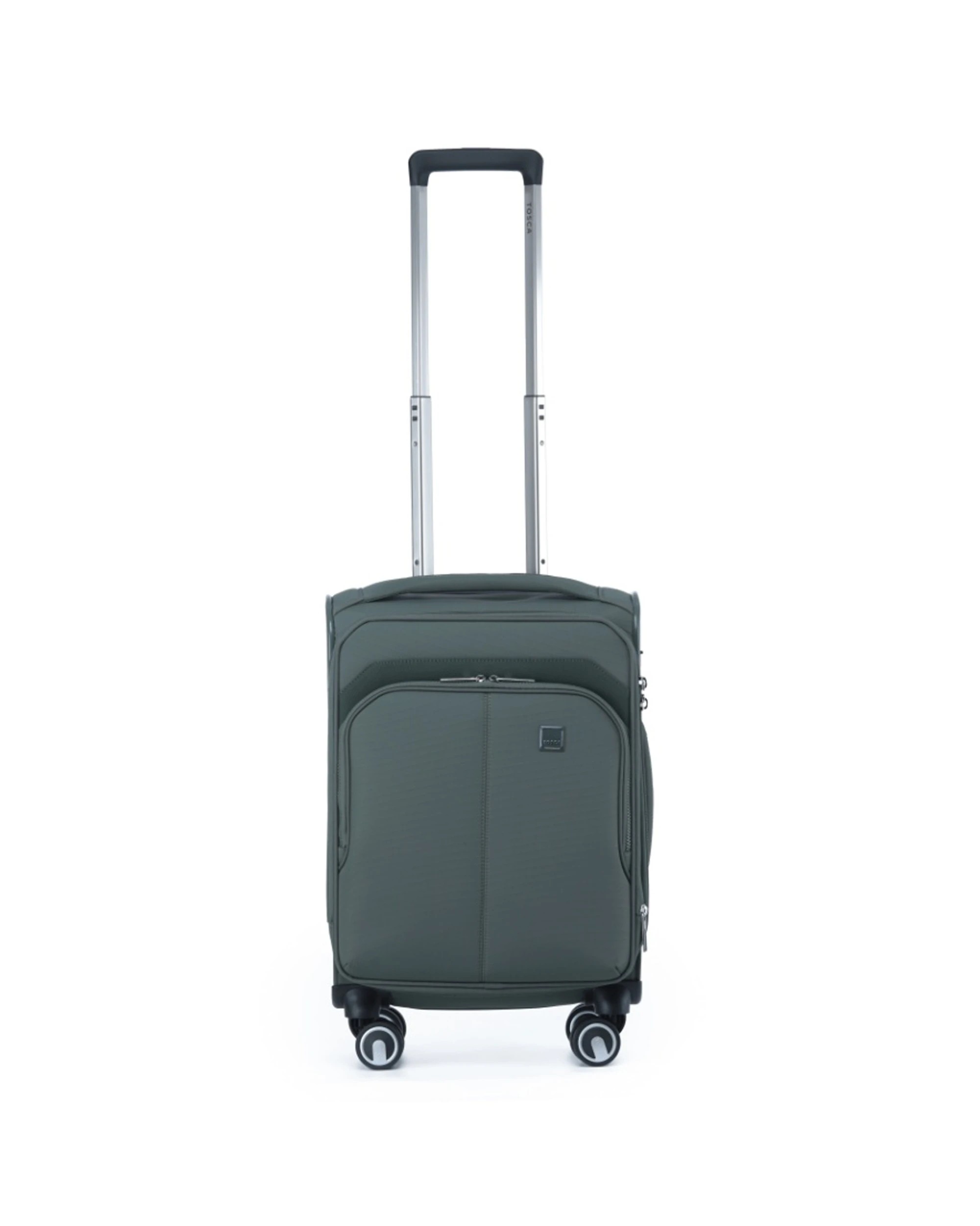 2 Tosca Grange Lockable Carry-On Travel Luggage Suitcase 45L Expandable Cypress - Green, 2 of 3