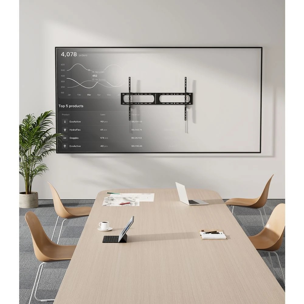 10 Brateck Super Heavy-Duty Tilt TV Wall Mount 37 – 140" 125kg, 10 of 10