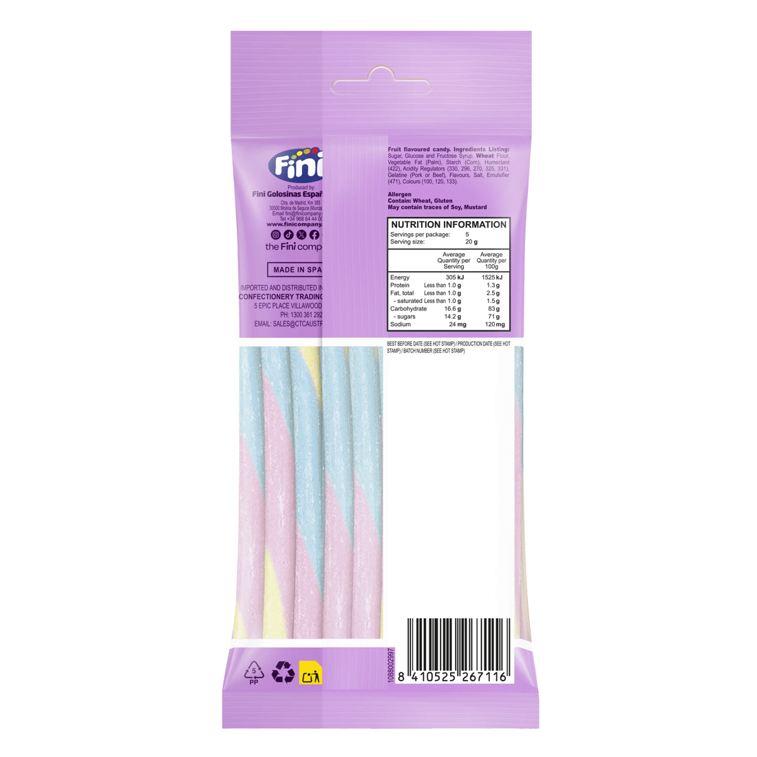 2 Fini Smooth Rainbow Pencils 100g, 2 of 2