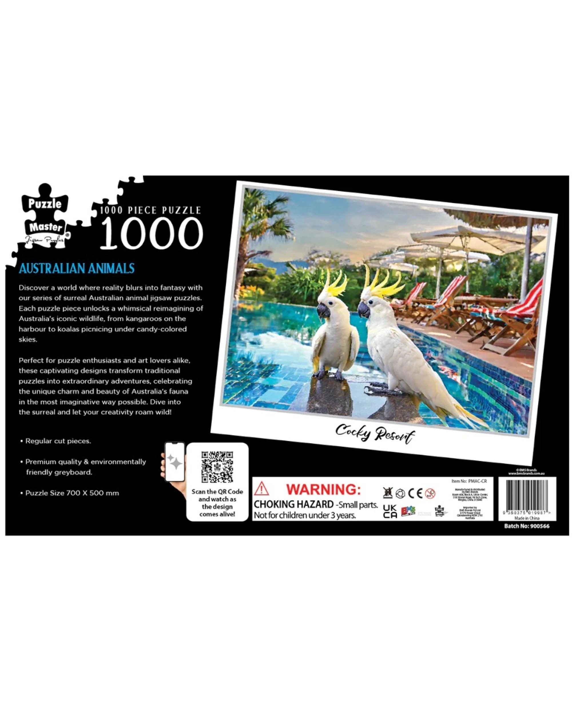 4 Puzzle Master Cocky Resort AR Edition 1000 Piece Jigsaw Puzzle, 4 of 10
