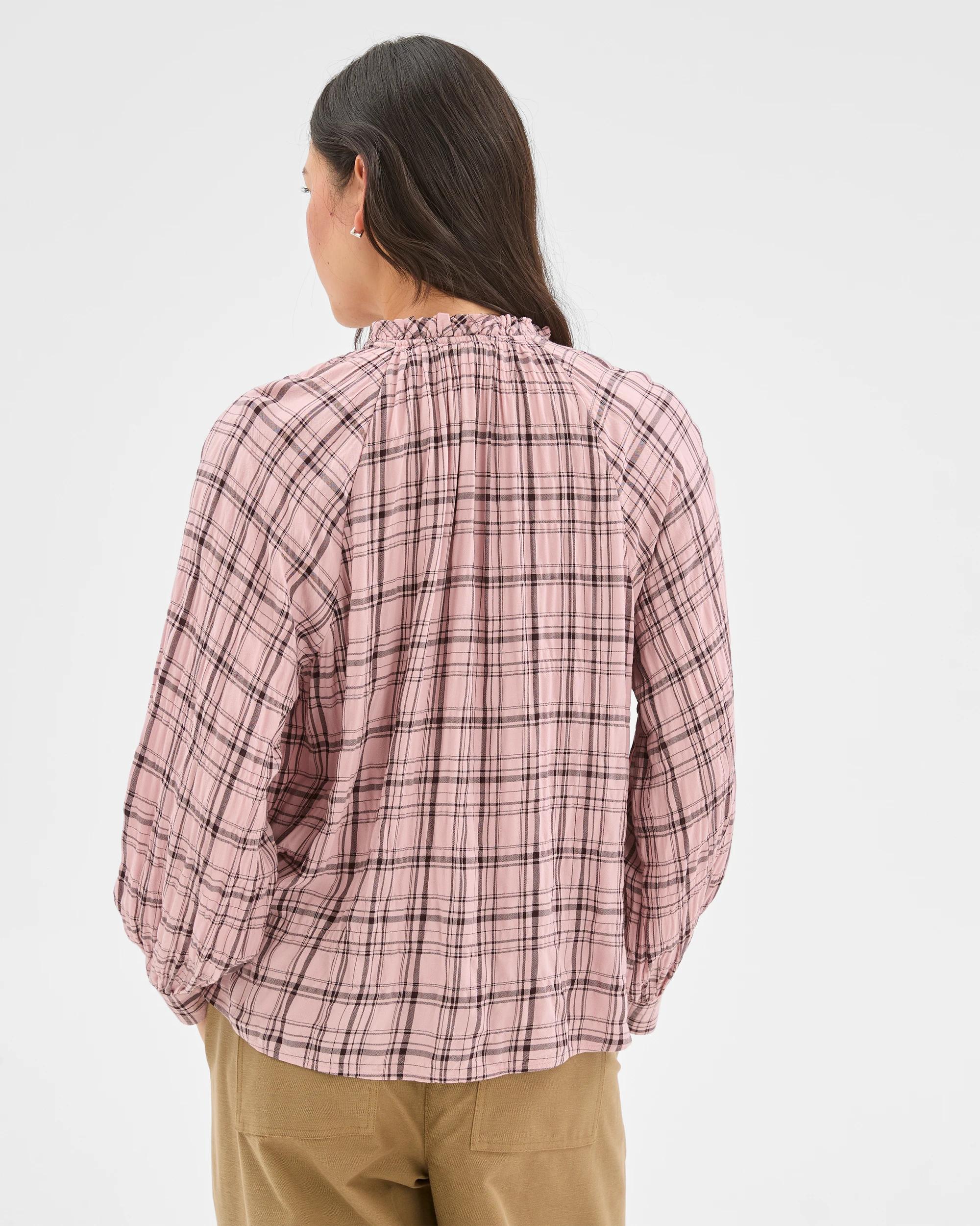 7 Target Woman Long Sleeve Romantic Blouse CHECK, 7 of 7