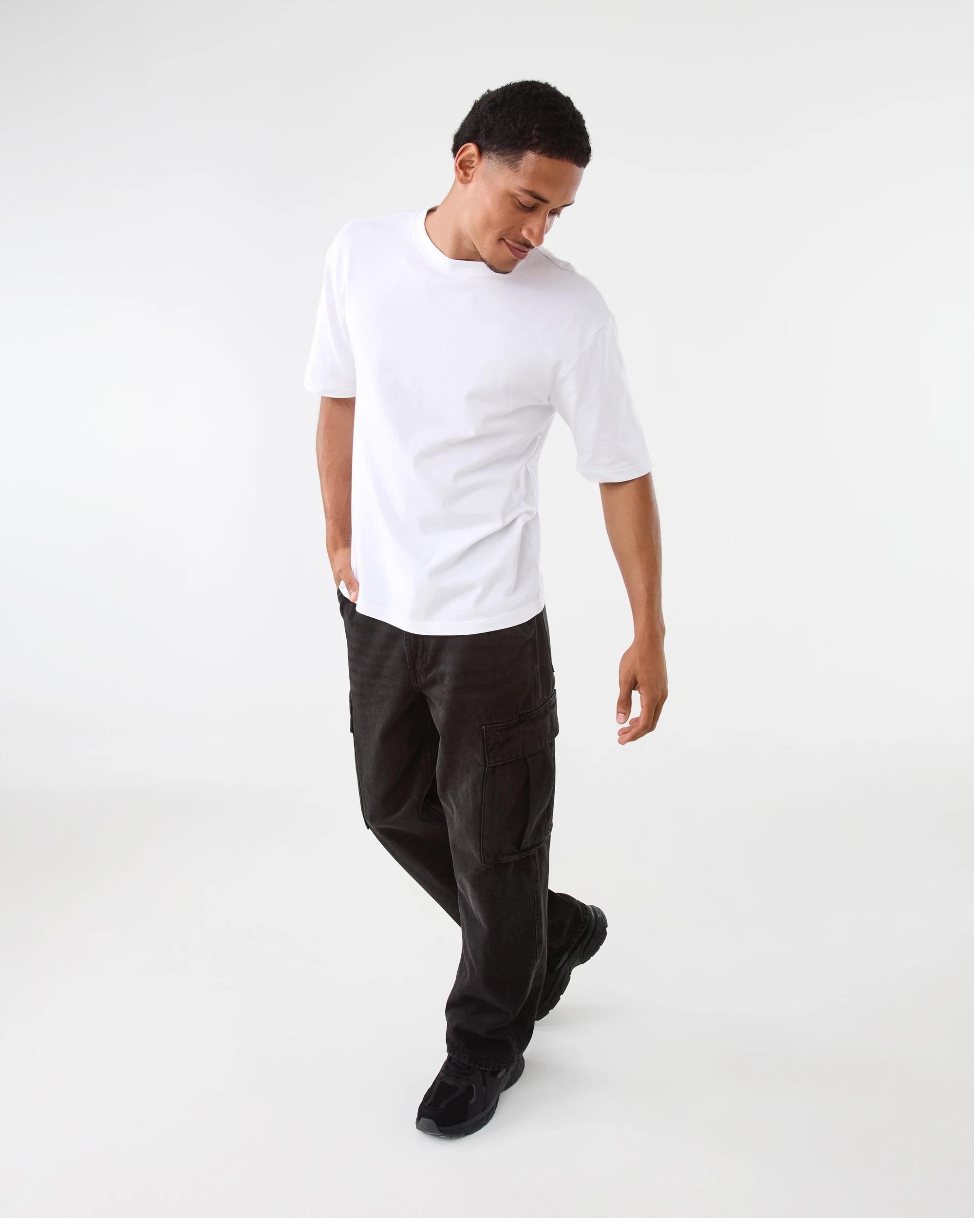 3 Oversized Heavyweight T-shirt WHITE, 3 of 6