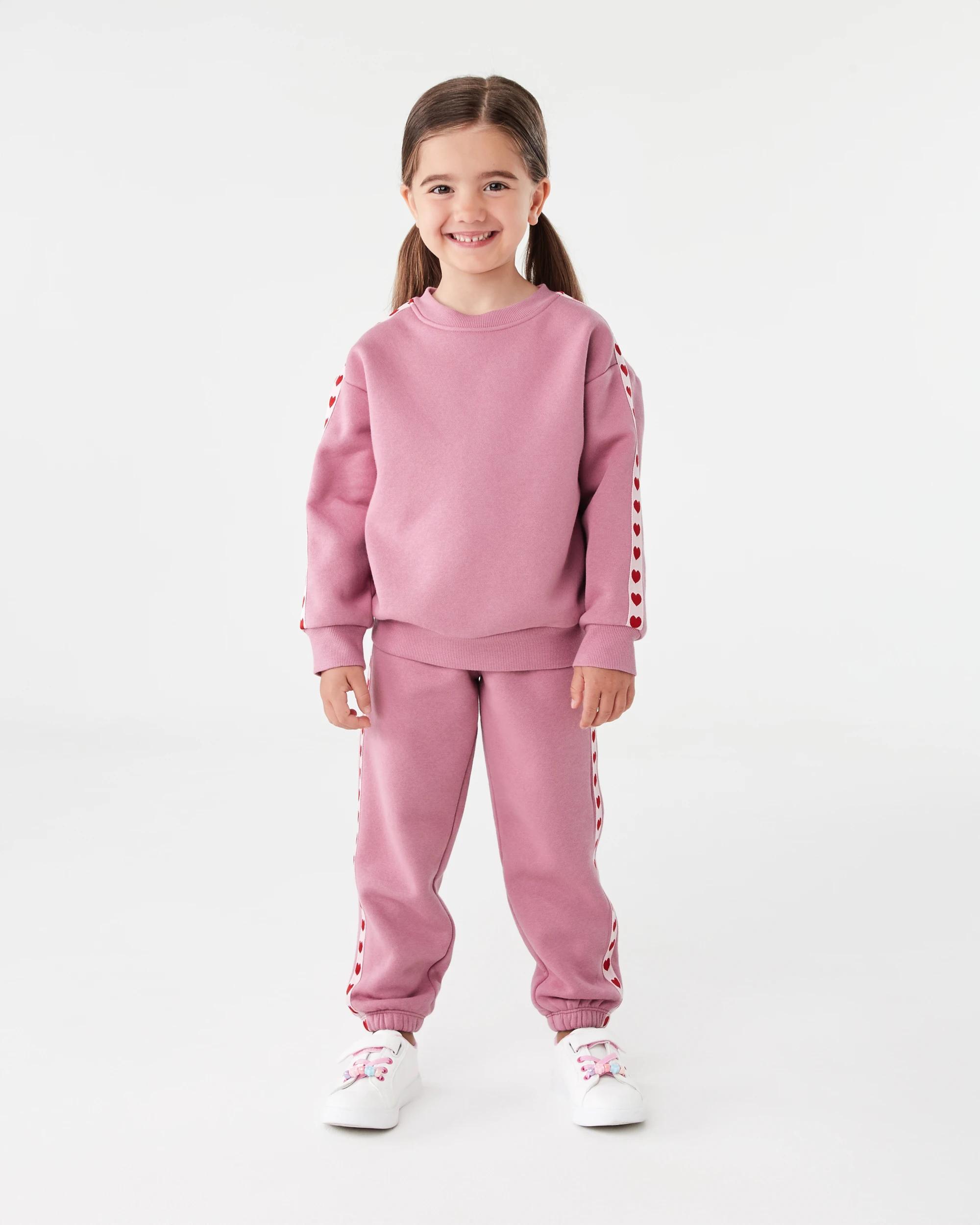 5 Tape Detail Trackpants Dust Rose, 5 of 6