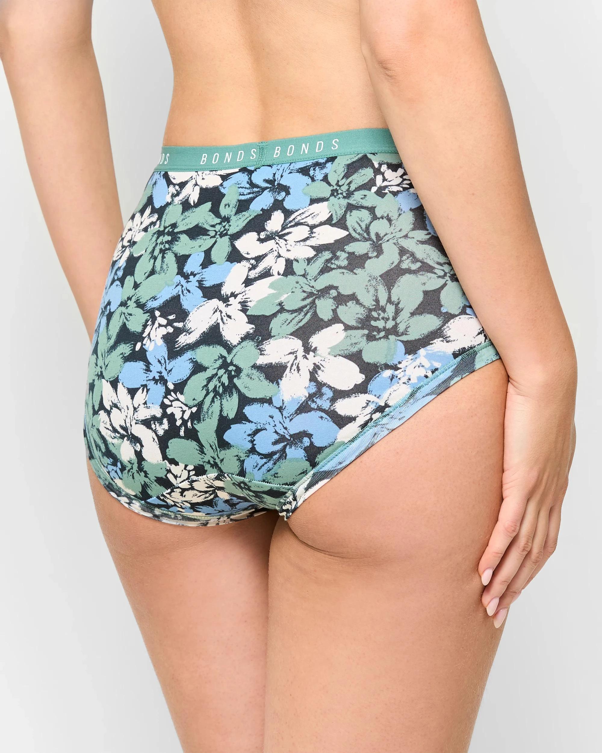 4 Bonds Cottontails 3 Pack Full Briefs DUSK GARDEN/ DREAM CLOUD/ OZONE, 4 of 4