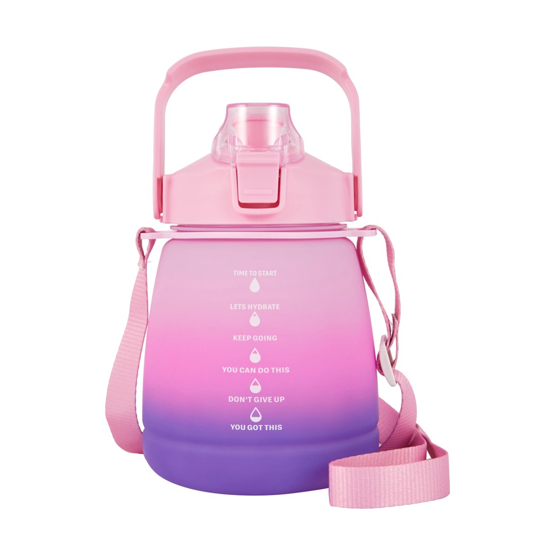 1 1.1L Pink Intake Bottle with Handle, 1 of 8