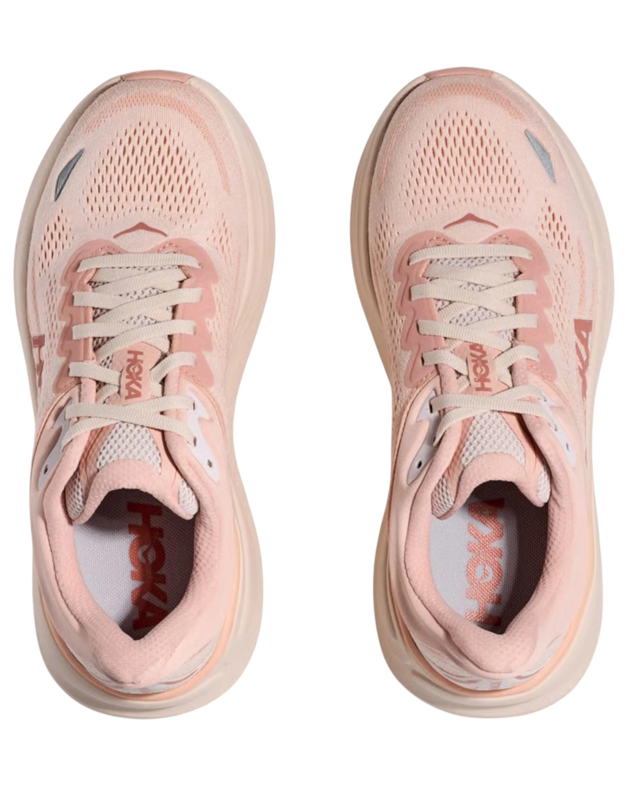 8 Hoka Womens Bondi 9 Athletic Running Shoes ROSE LATTE, 8 of 8