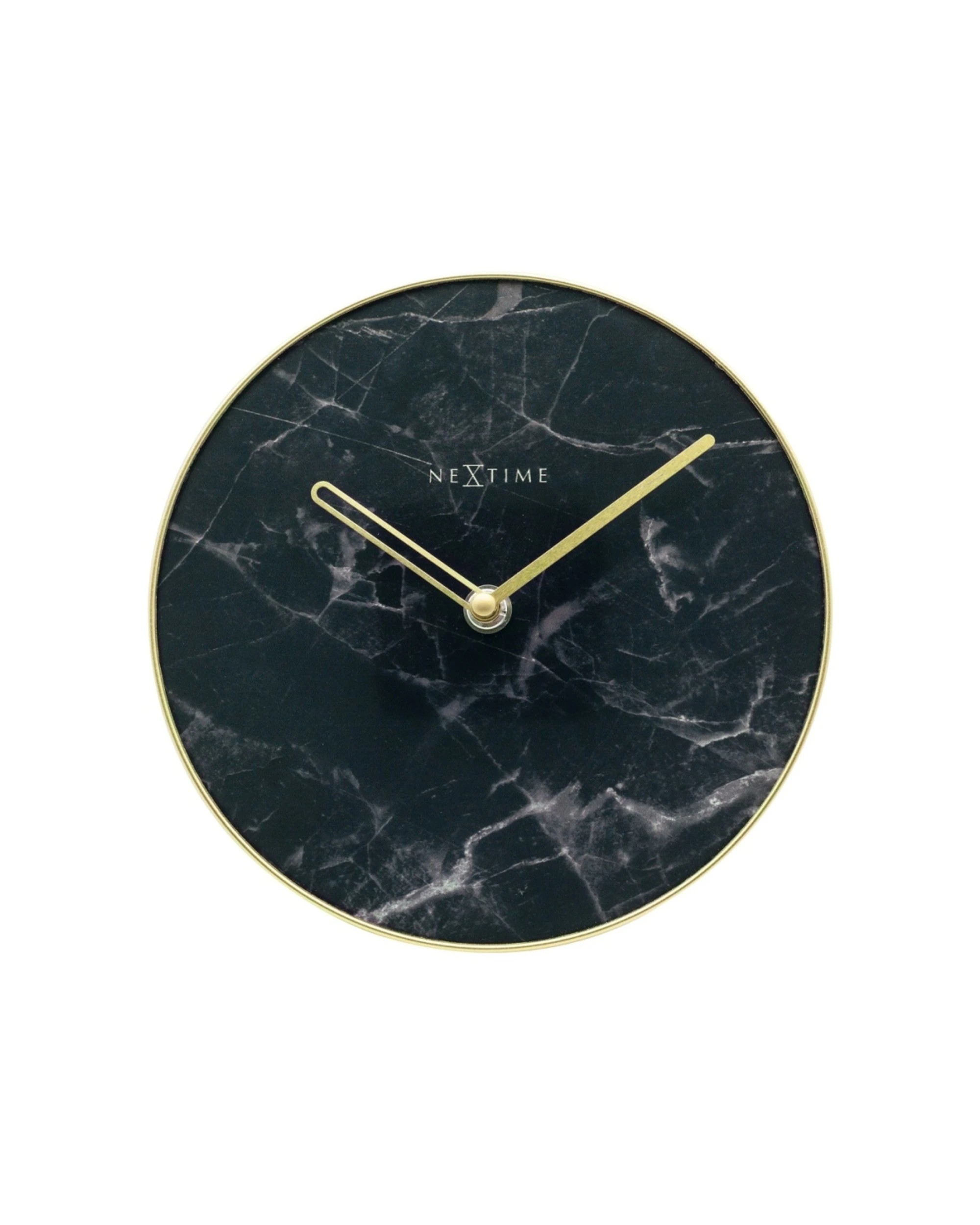 1 NexTime Marble Table Analogue Round Clock 20cm - Multi, 1 of 5