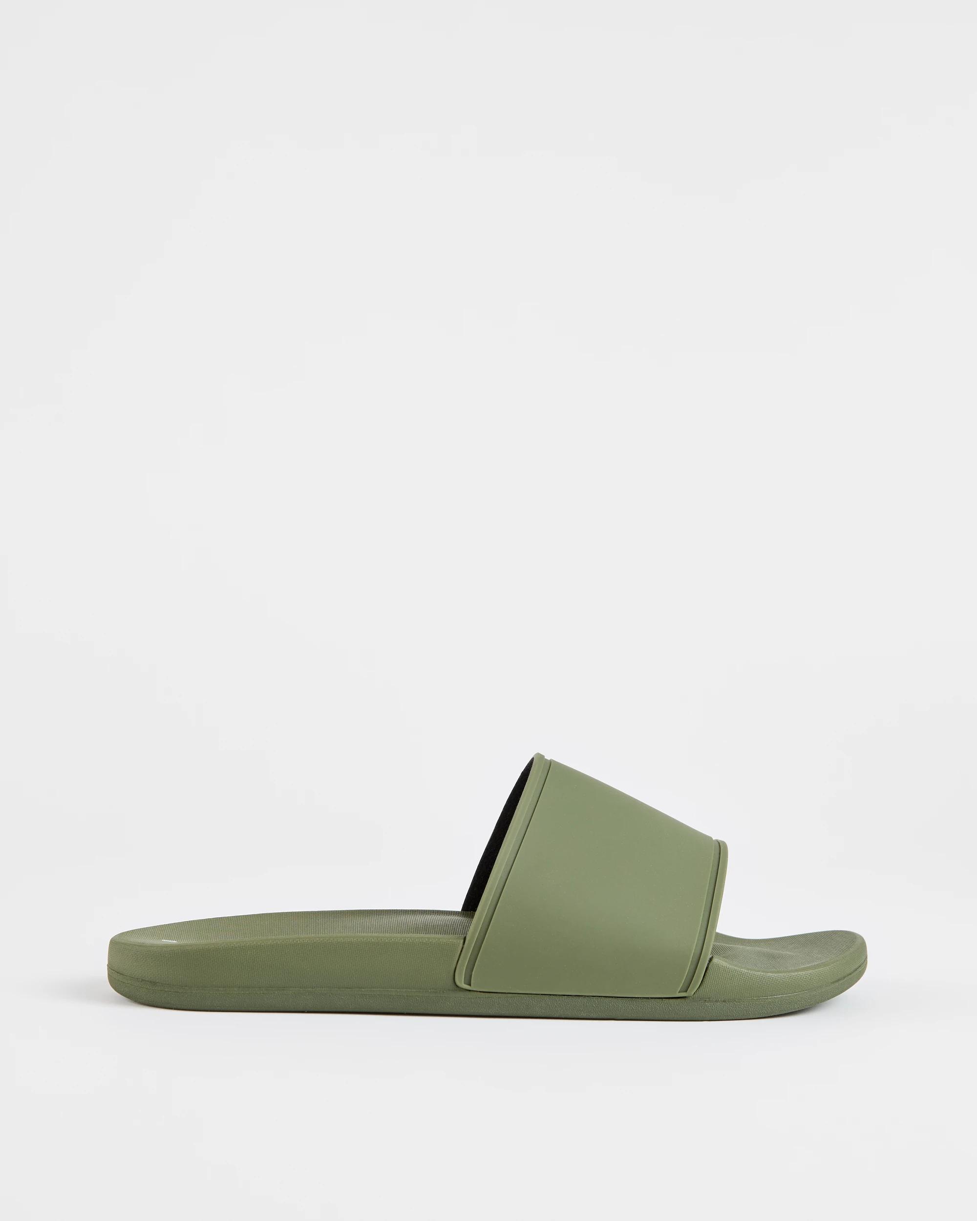 1 Target Mens Rubber Slide KHAKI, 1 of 3