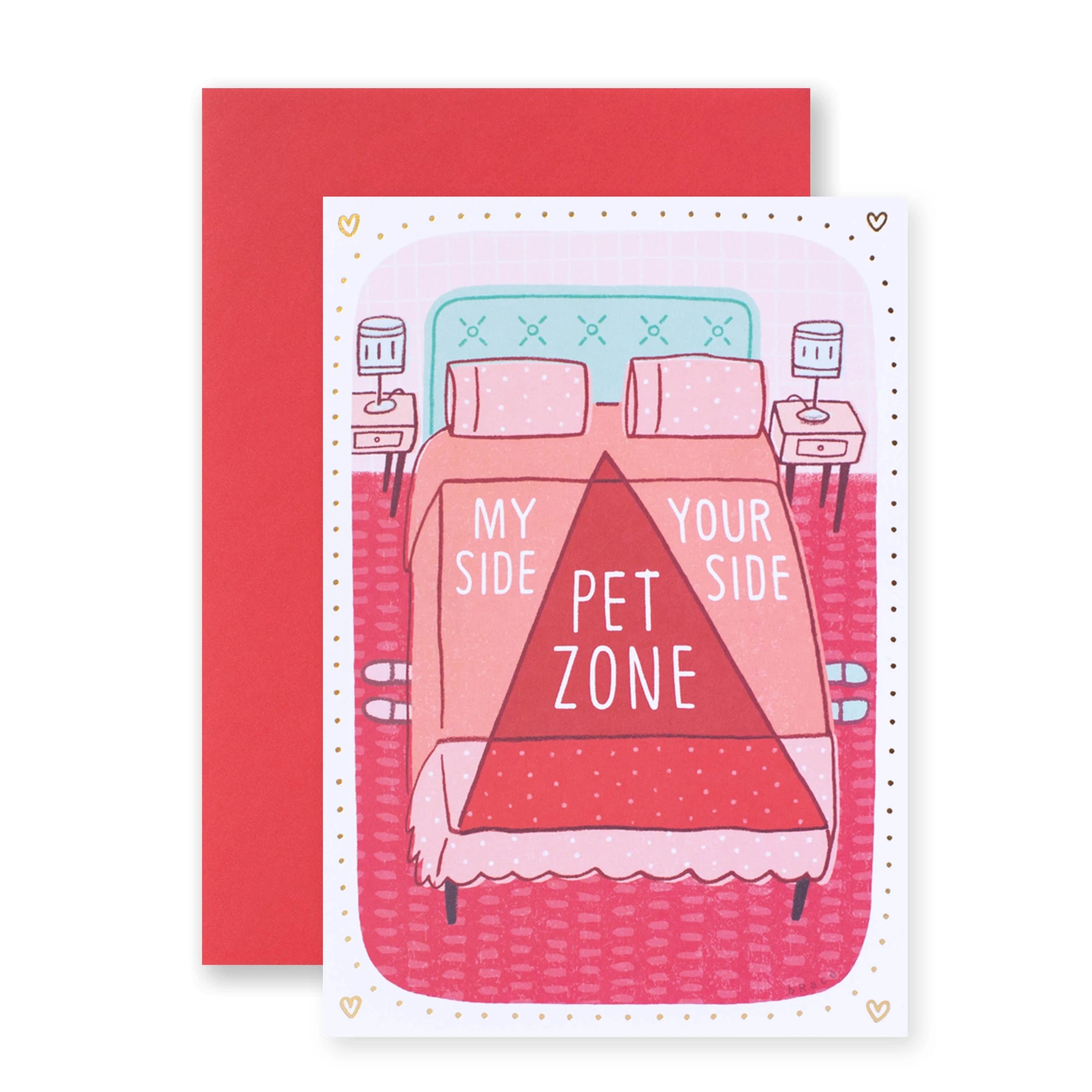 1 Hallmark Shoebox Valentine's Day Card - My Side, Pet Zone, Your Side, 1 of 3