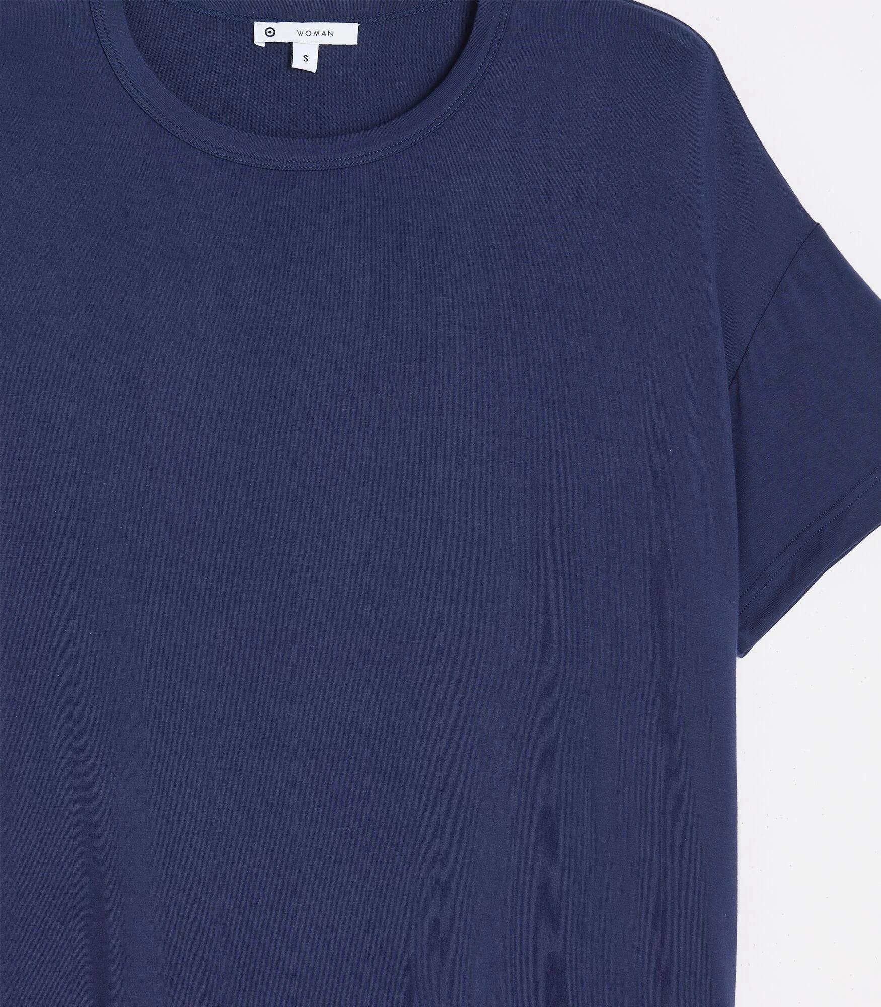 6 Target Woman Soft Comfort Bamboo Pyjama T-Shirt NAVY BLUE, 6 of 6