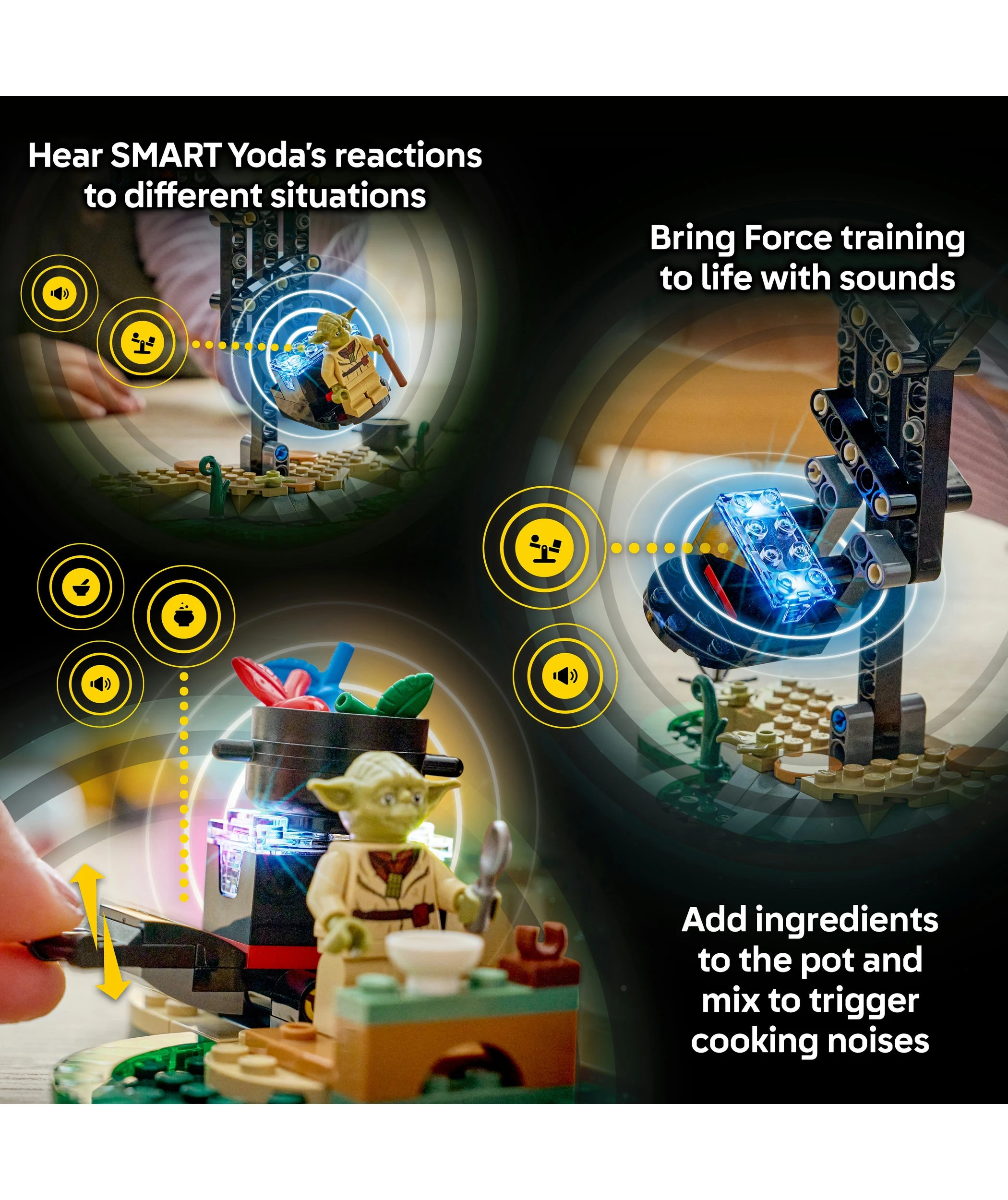 8 LEGO Star Wars SMART Play: Yoda's Hut and Jedi Training 75422, 8 of 11