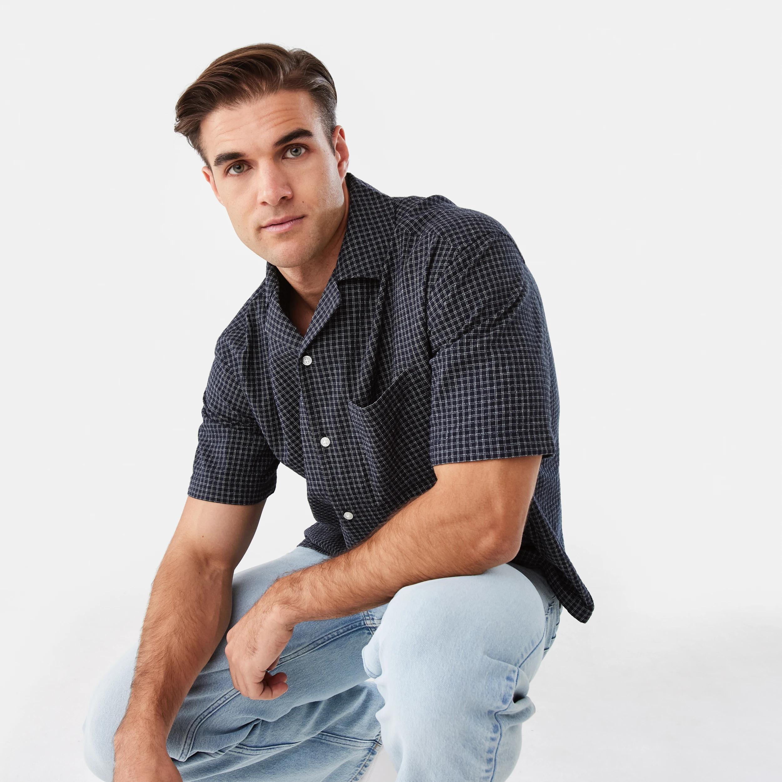 9 Boxy Check Shirt Sky Cptn, 9 of 10
