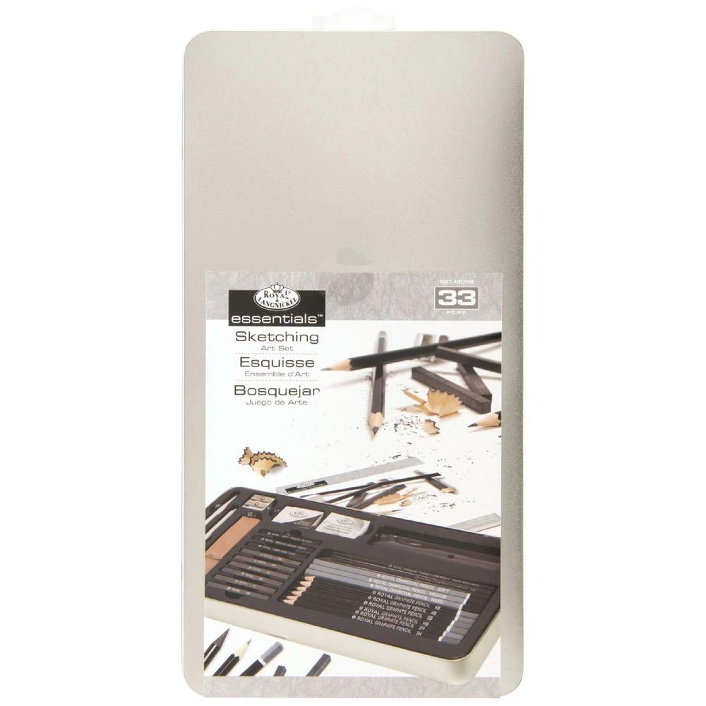 1 Royal & Langnickel Artist Tin Large Sketching Set 29 Pieces, 1 of 5