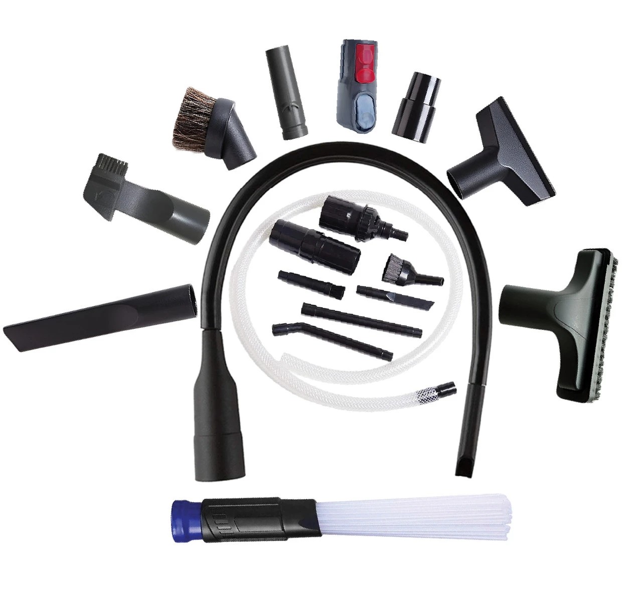 1 Hygieia 18pc Vacuum Cleaner Cleaning Accessories Kit For 32mm & 35mm Vacuum Cleaners And Dyson Models - Black, 1 of 1