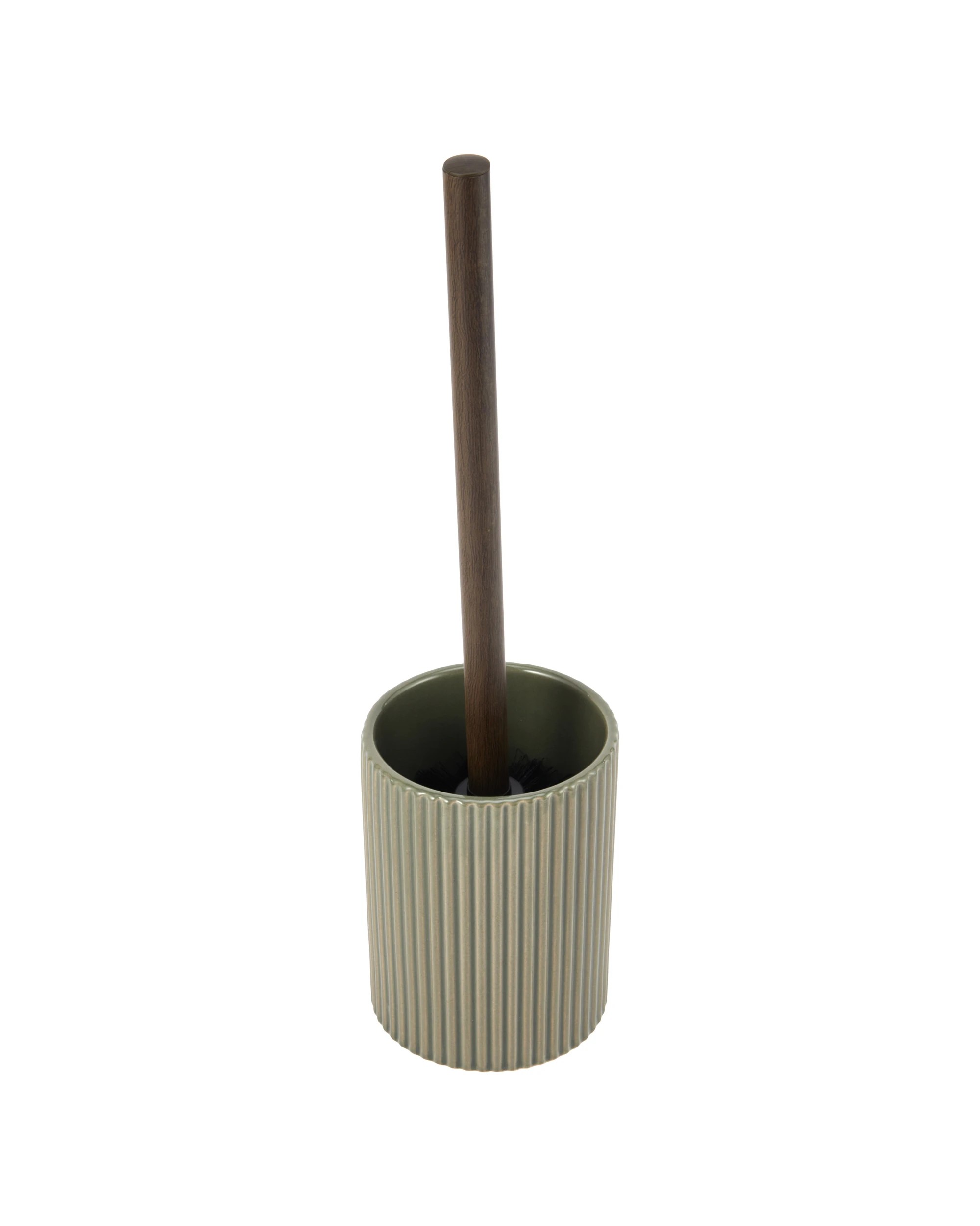 2 Green Glaze Toilet Brush, 2 of 7