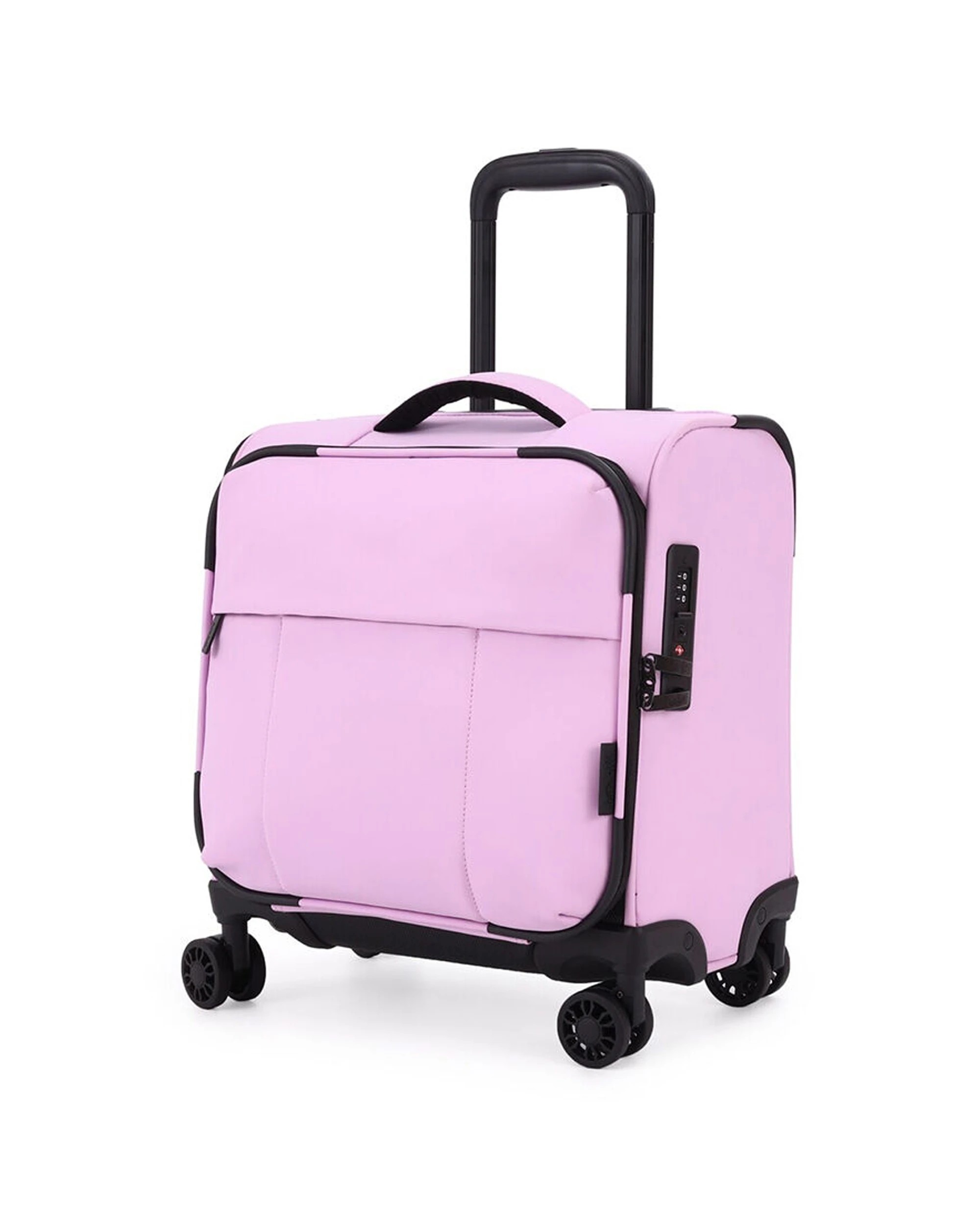 6 Kate Hill Willow Travel Luggage Mini Carry-On Bag Suitcase Lightweight - Purple, 6 of 8