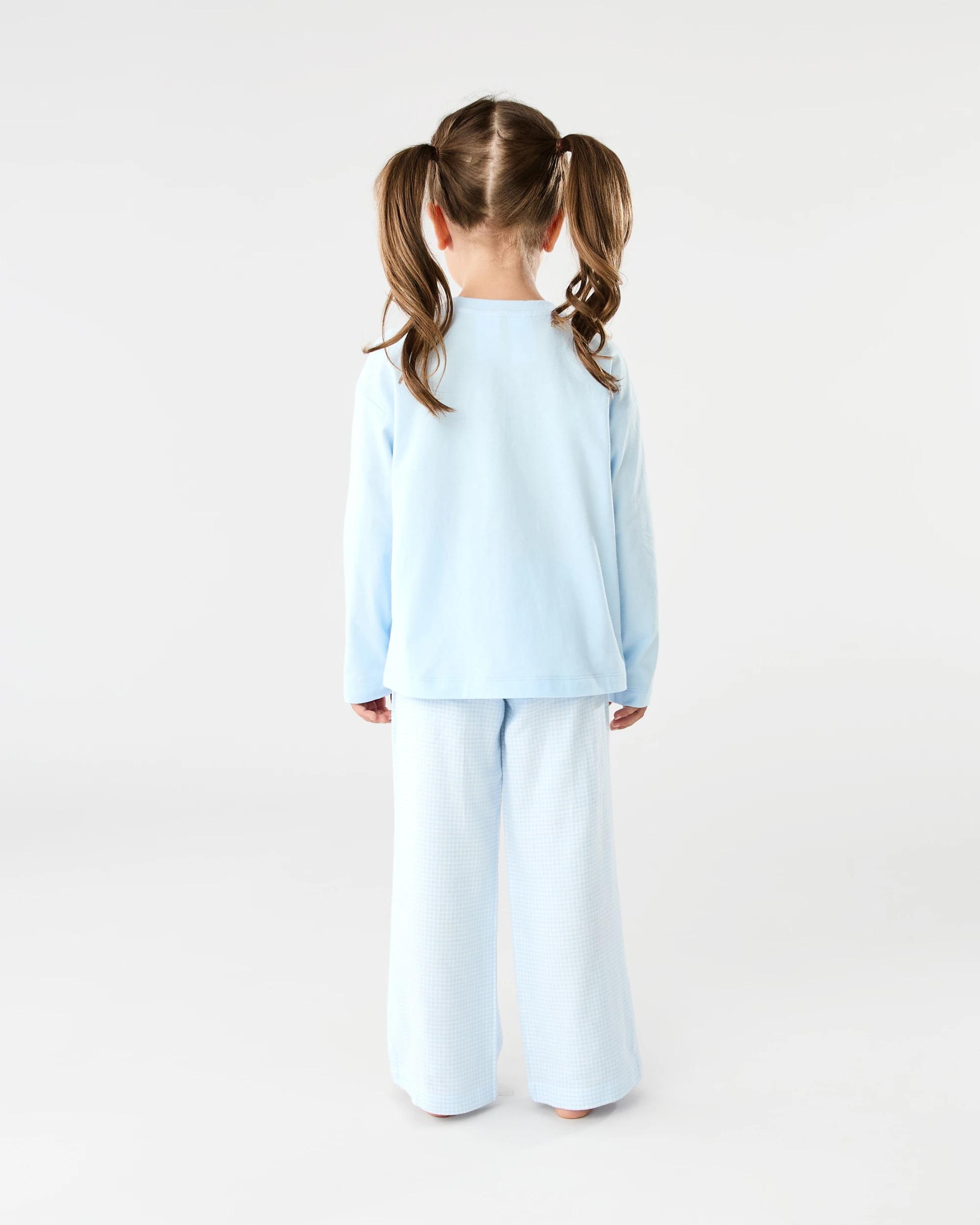2 Knit Woven Pyjama Set Blu Uncrn, 2 of 8