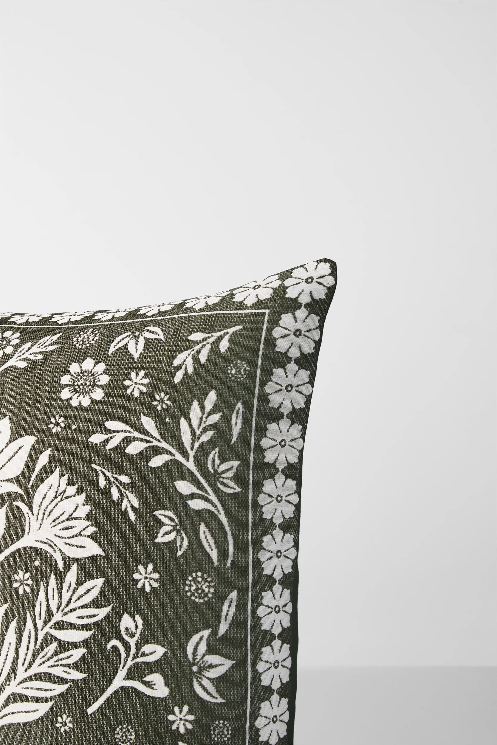 4 Target Dixie Boho Chenille European Pillowcase - Olive - One Size - Green, 4 of 4