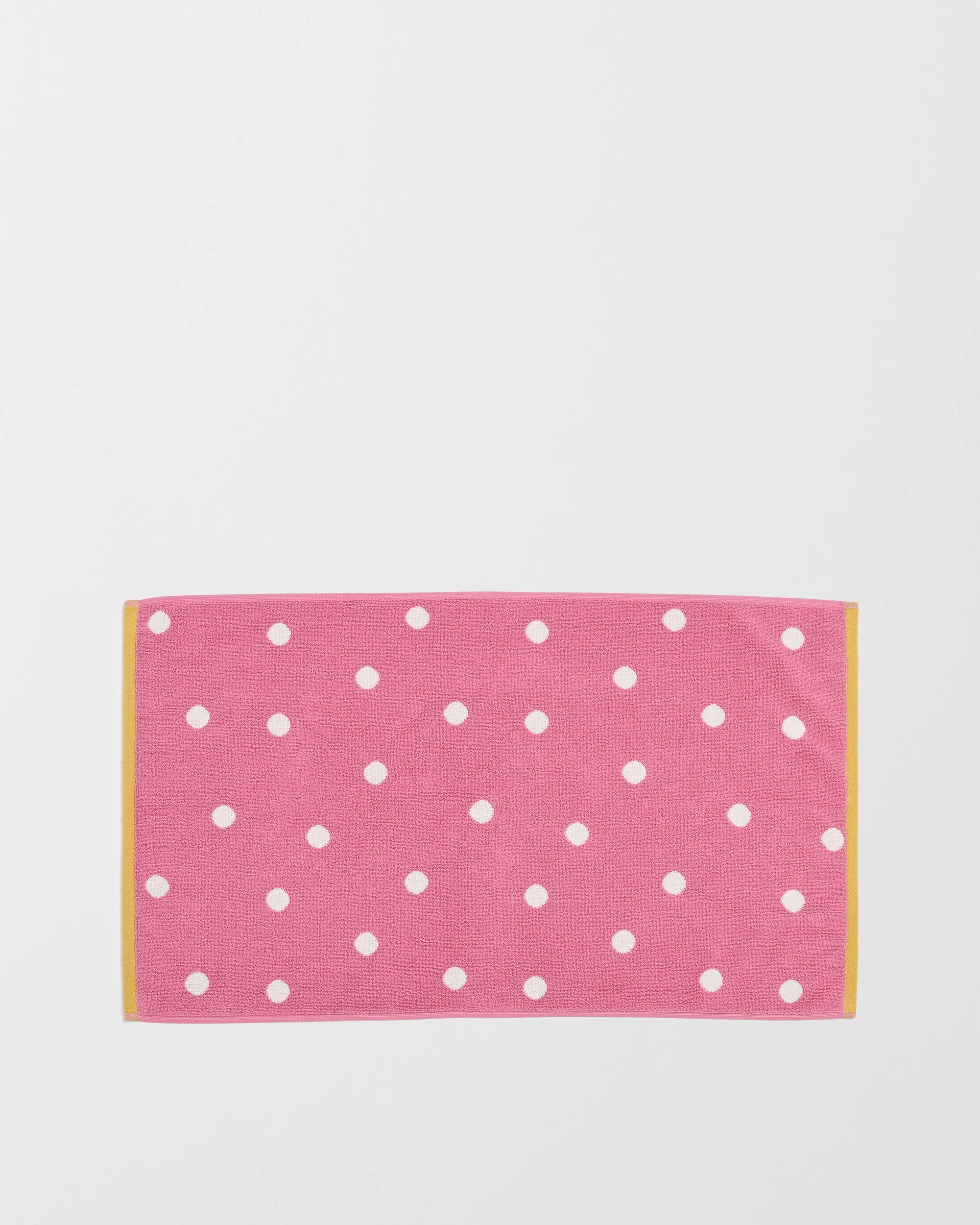 1 Target Senna Australian Cotton Polka Dot Bath Mat - Wild Rose - Pink, 1 of 3