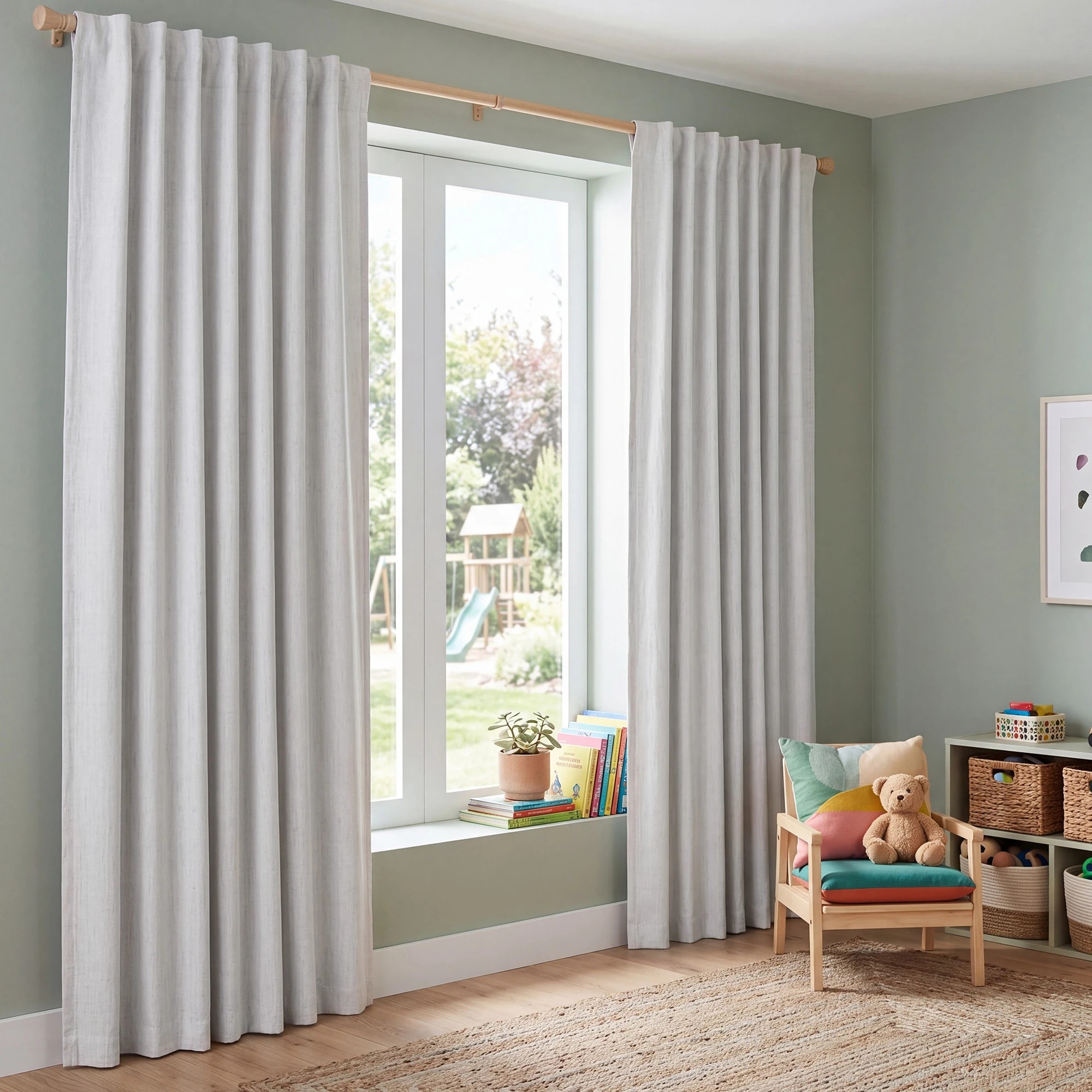 8 Marlow 2 Panels Blackout Curtains Linen Look Curtain Draperies Window Bedroom, 8 of 8