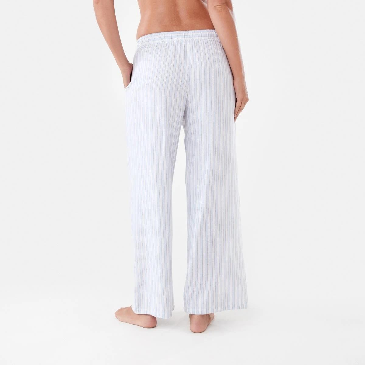 3 Boyfriend Flannel Pants Dot Strp, 3 of 6