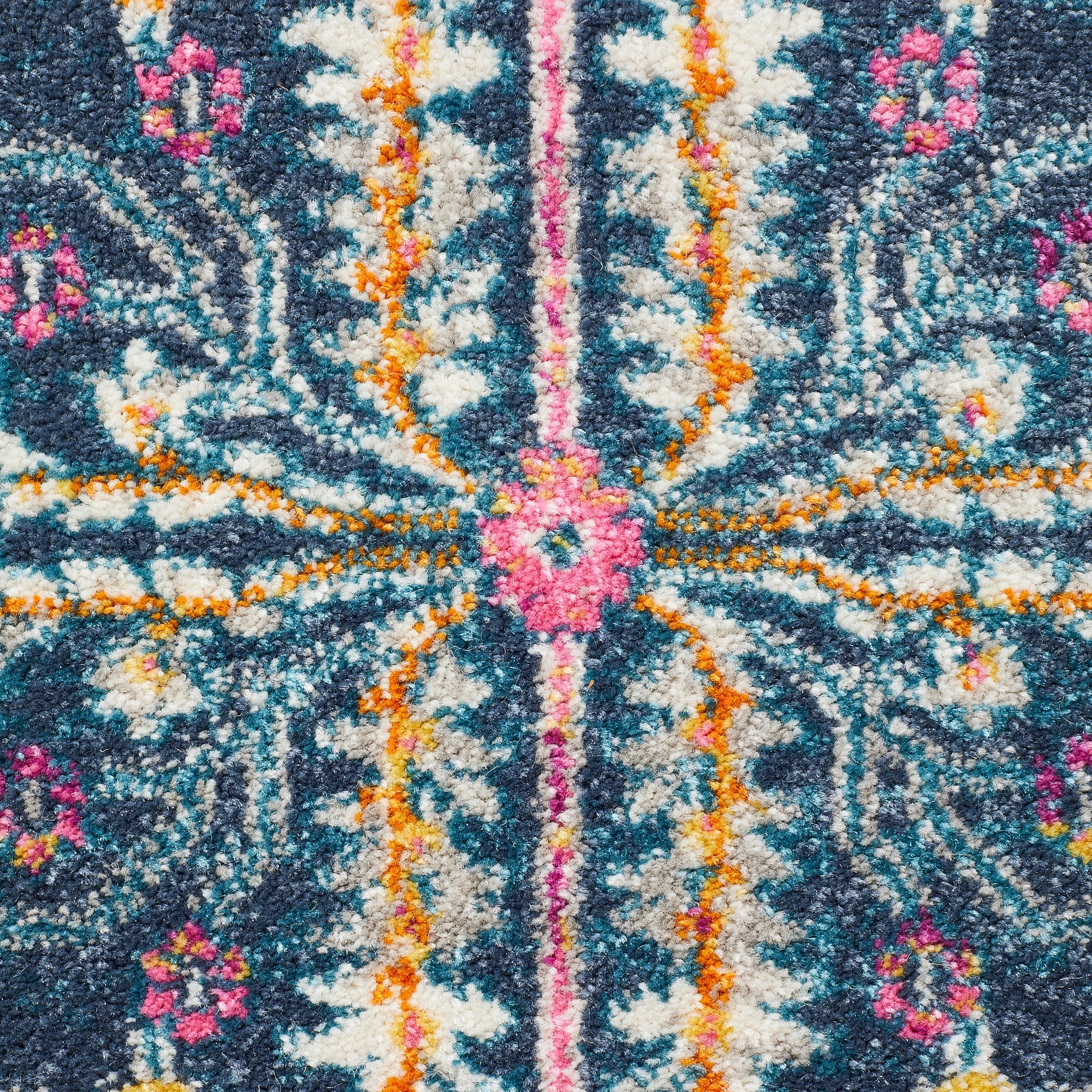 6 Common Ground Rugs Atlas 209 500x80cm - Extra Large Runner Rug - Blue, 6 of 7