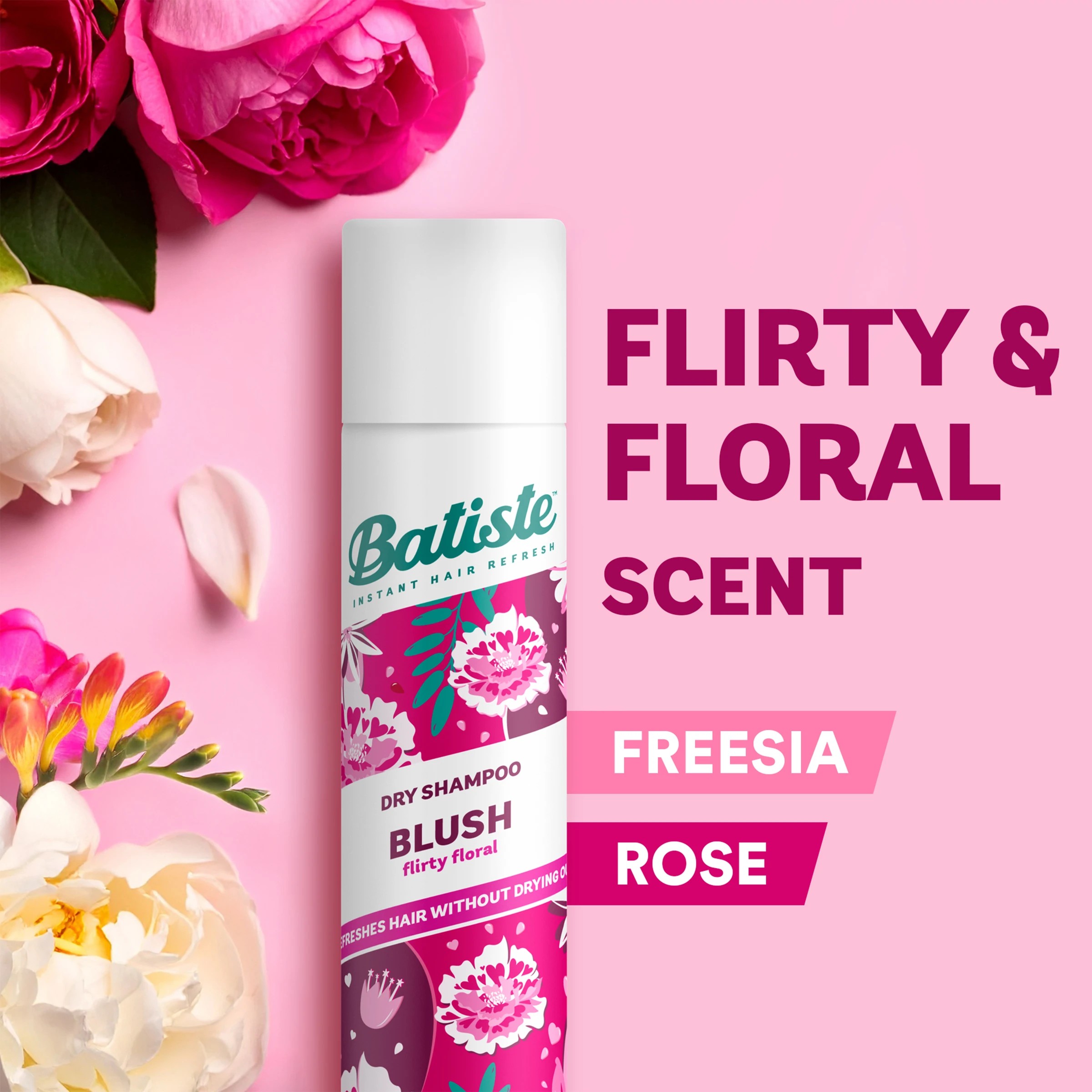 4 Batiste 200ml Floral & Flirty Blush Dry Shampoo, 4 of 10