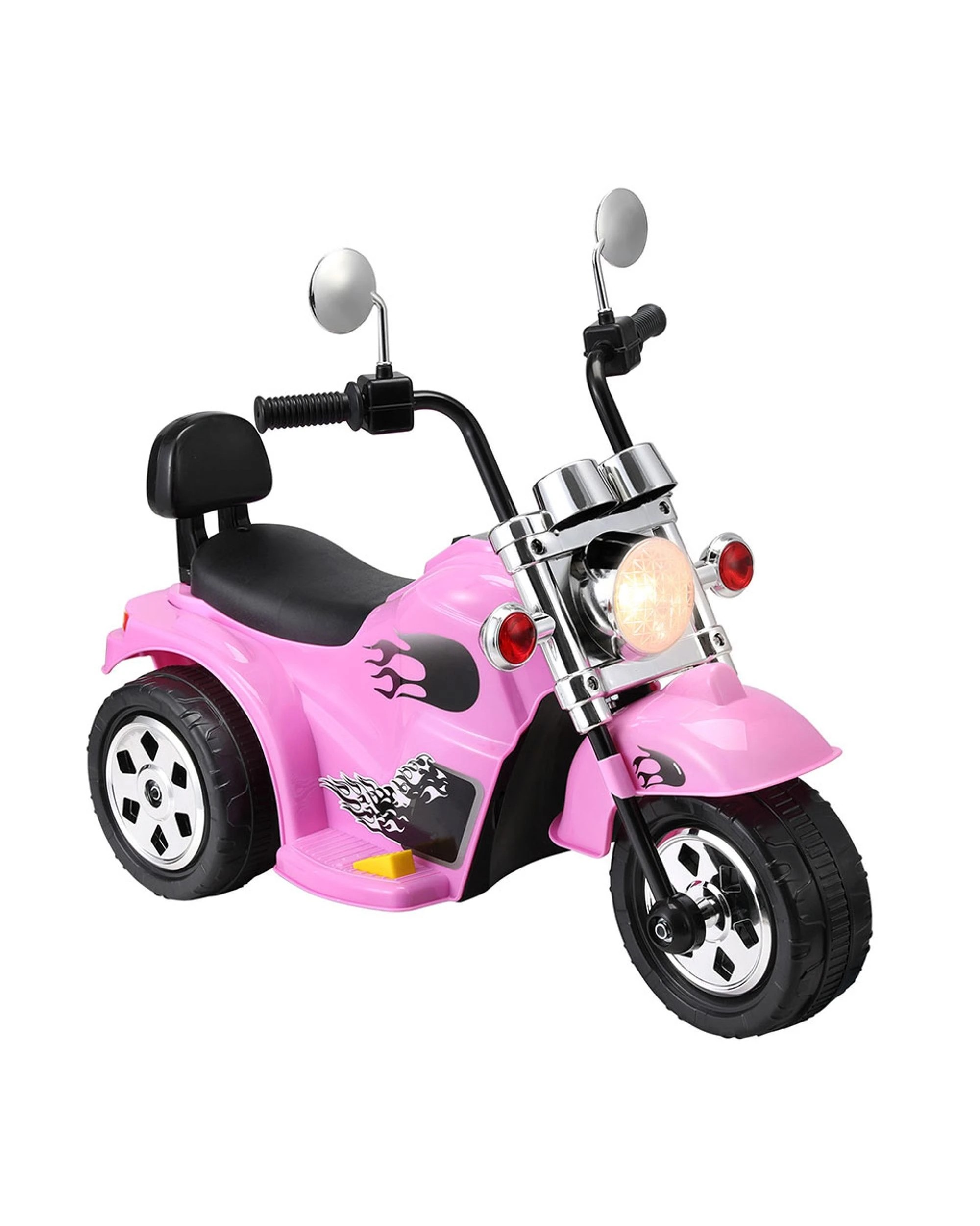 1 Rigo Kids Ride On Car Motorcycle Motorbike Electric Toys Horn Music 6V - Pink, 1 of 4