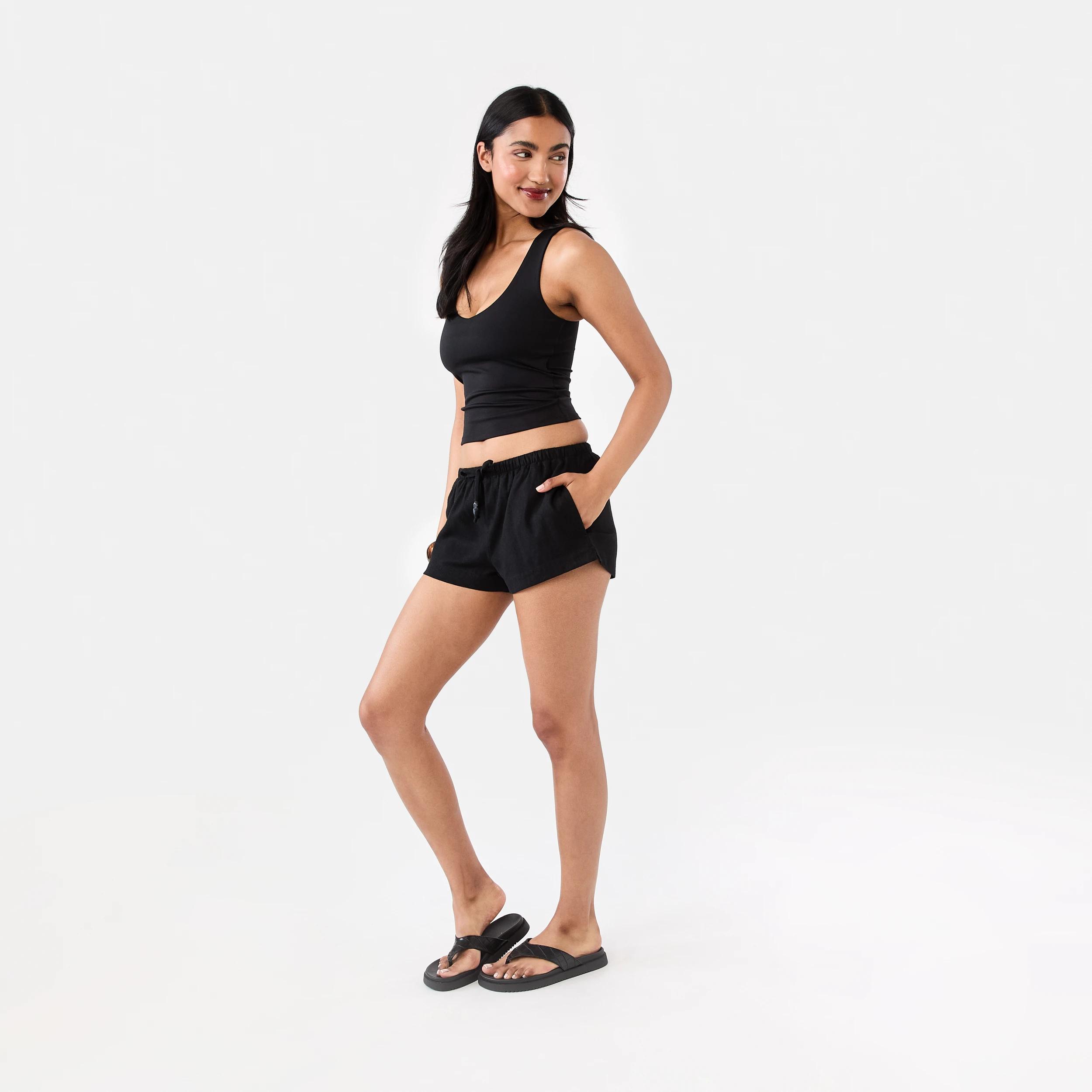 3 Buttersoft V-Neck Tank Black, 3 of 8