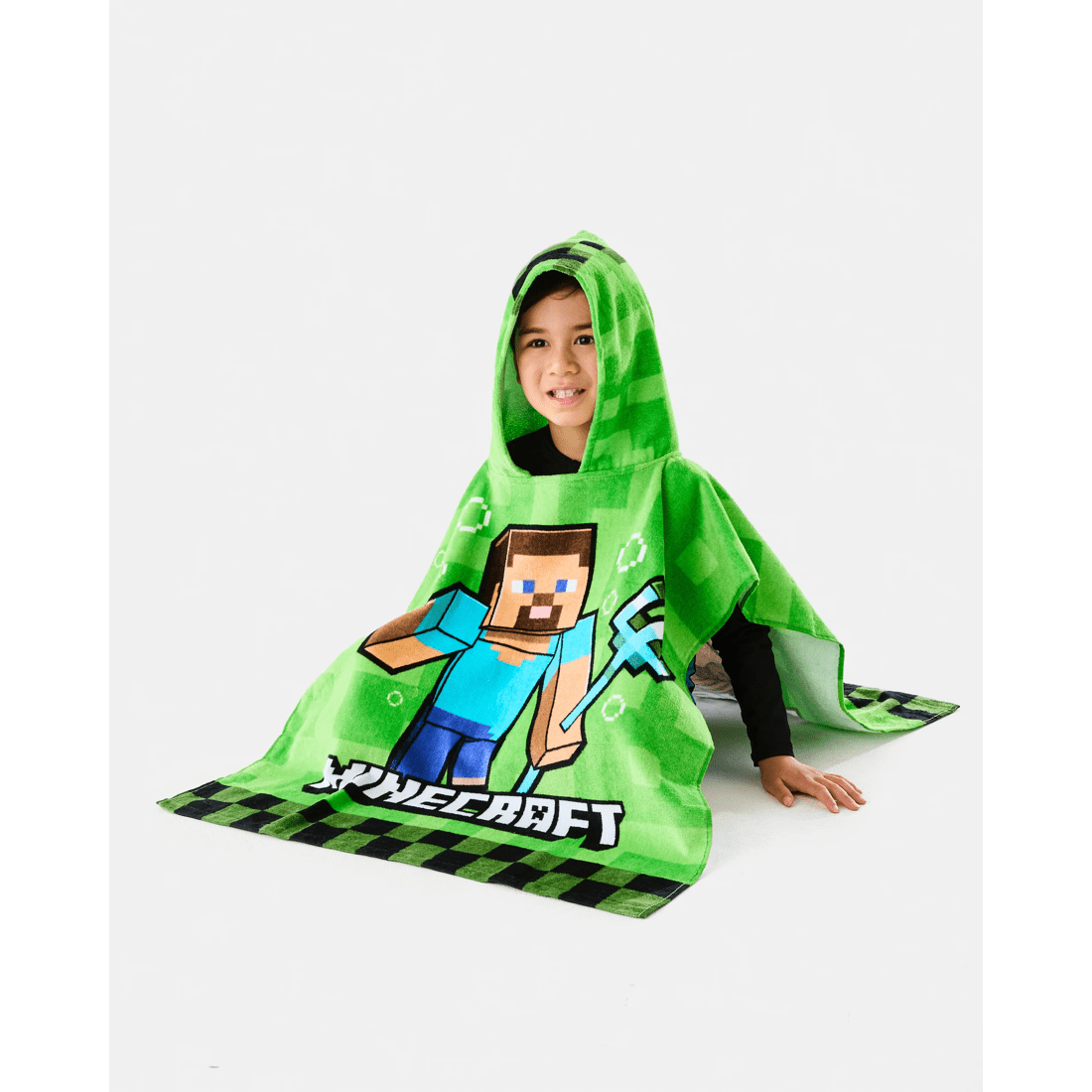 2 Minecraft Cotton Hooded Towel, 2 of 8