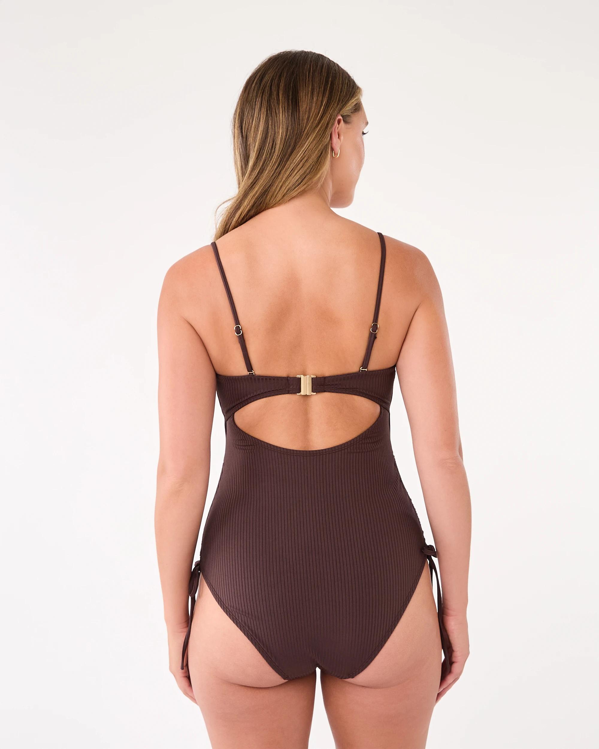 3 Ruched Side One Piece Swimsuit Cbean, 3 of 7