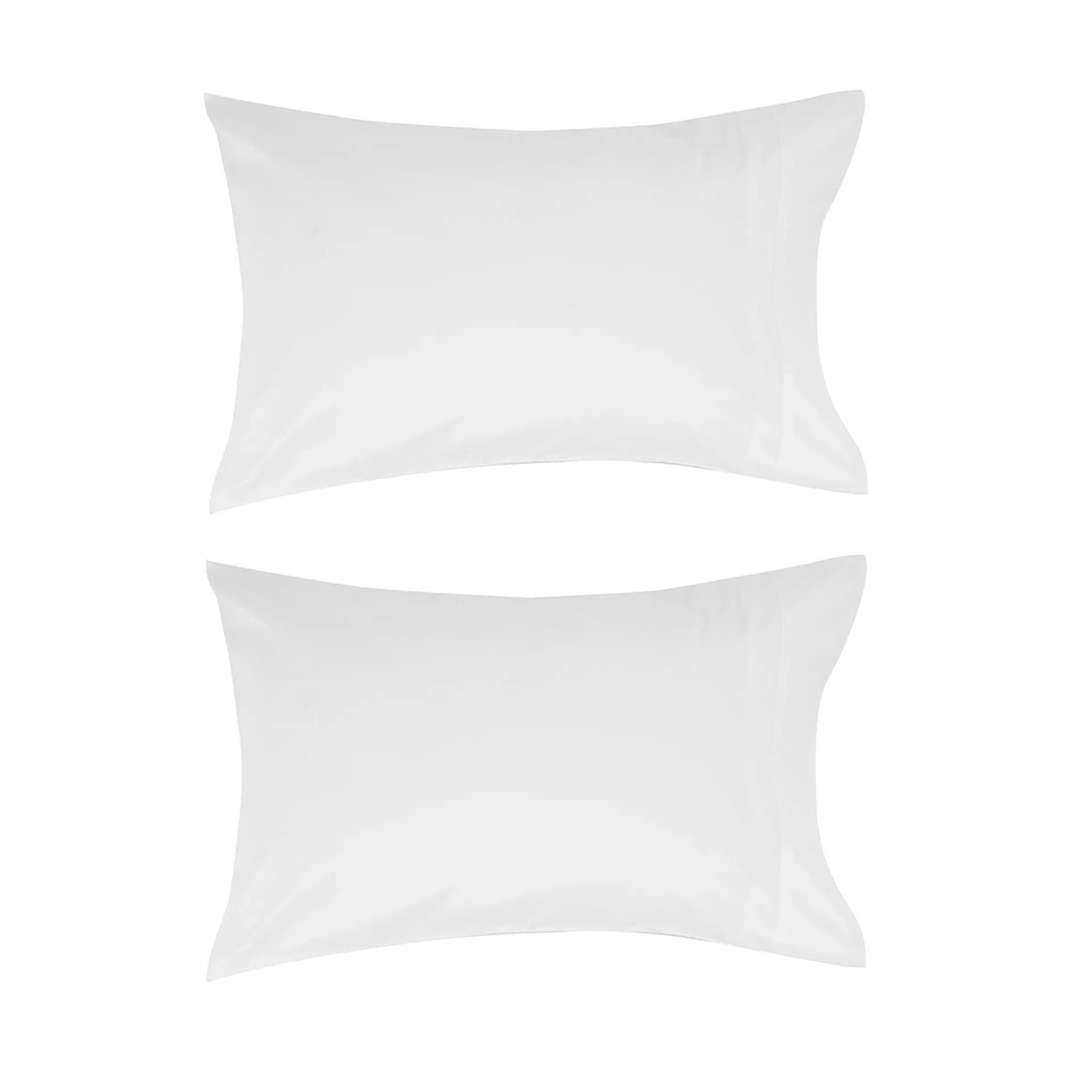 1 2 Pack 500 Thread Count Australian Grown Cotton Standard Pillowcases - White, 1 of 5