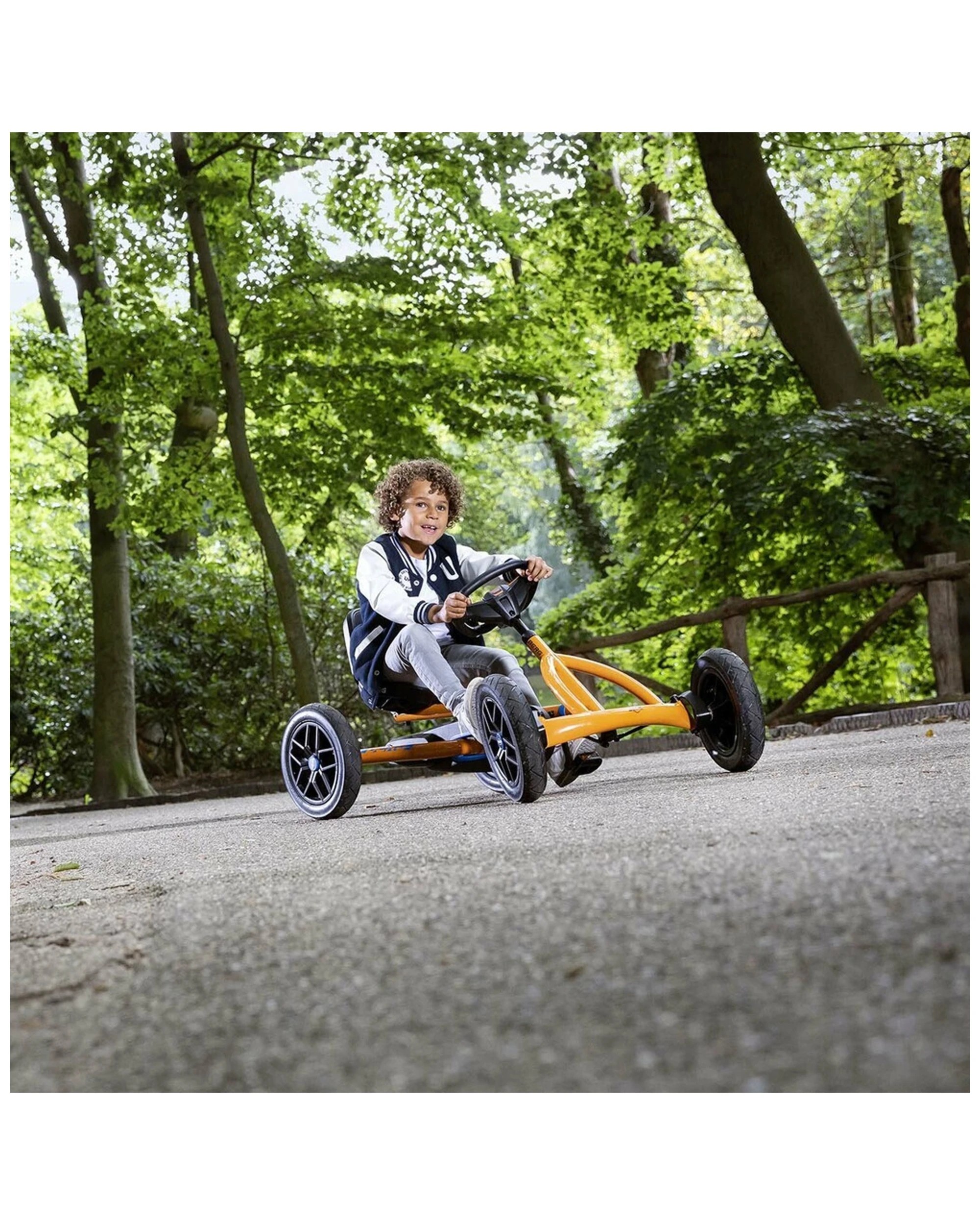 1 Berg Buddy B-orange 2.0 Kids/children's Pedal Go Kart Ride On Toy Car 3-8y - Orange, 1 of 3