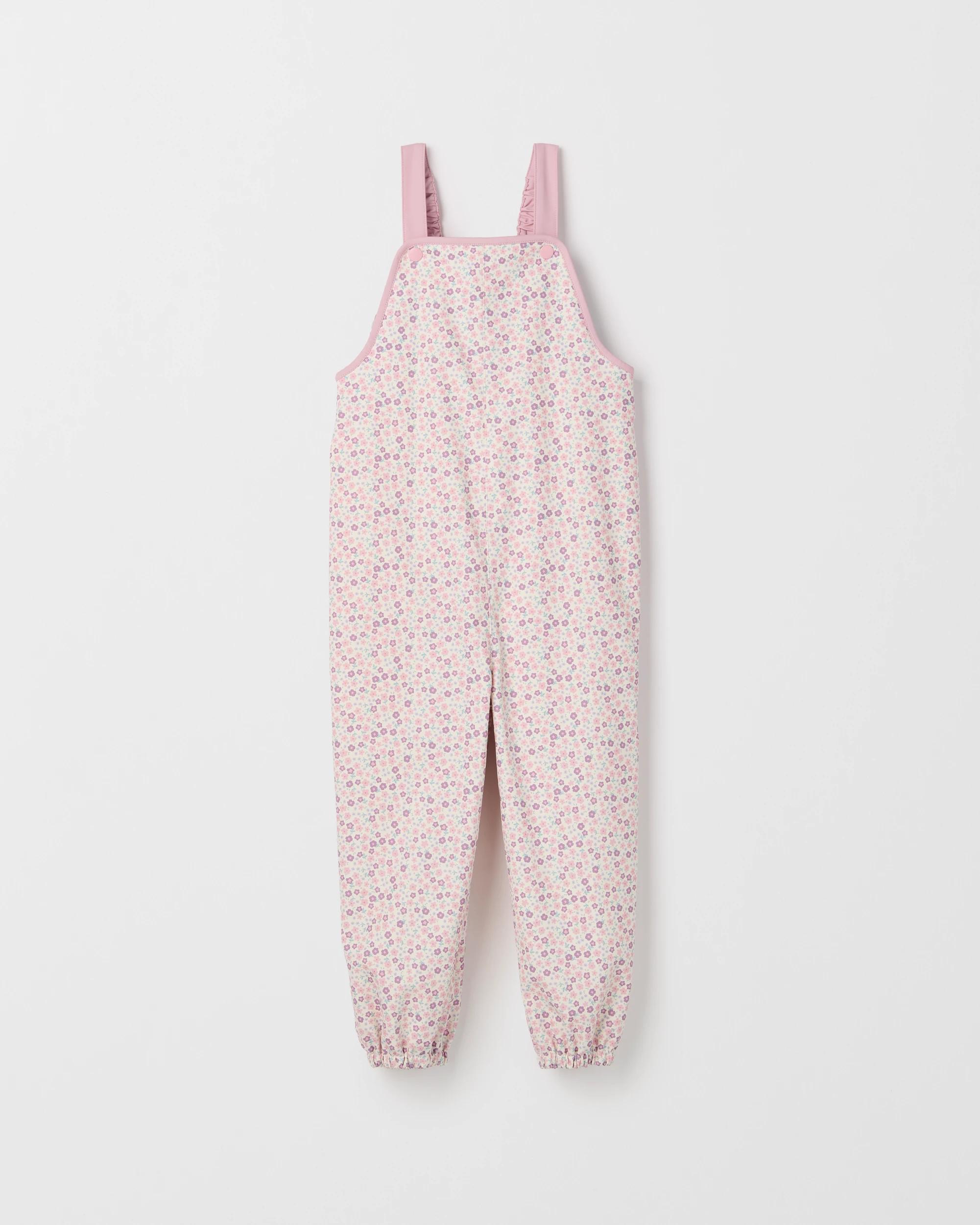 1 Target Kids Overall Spray Dungaree PINK DITSY, 1 of 1