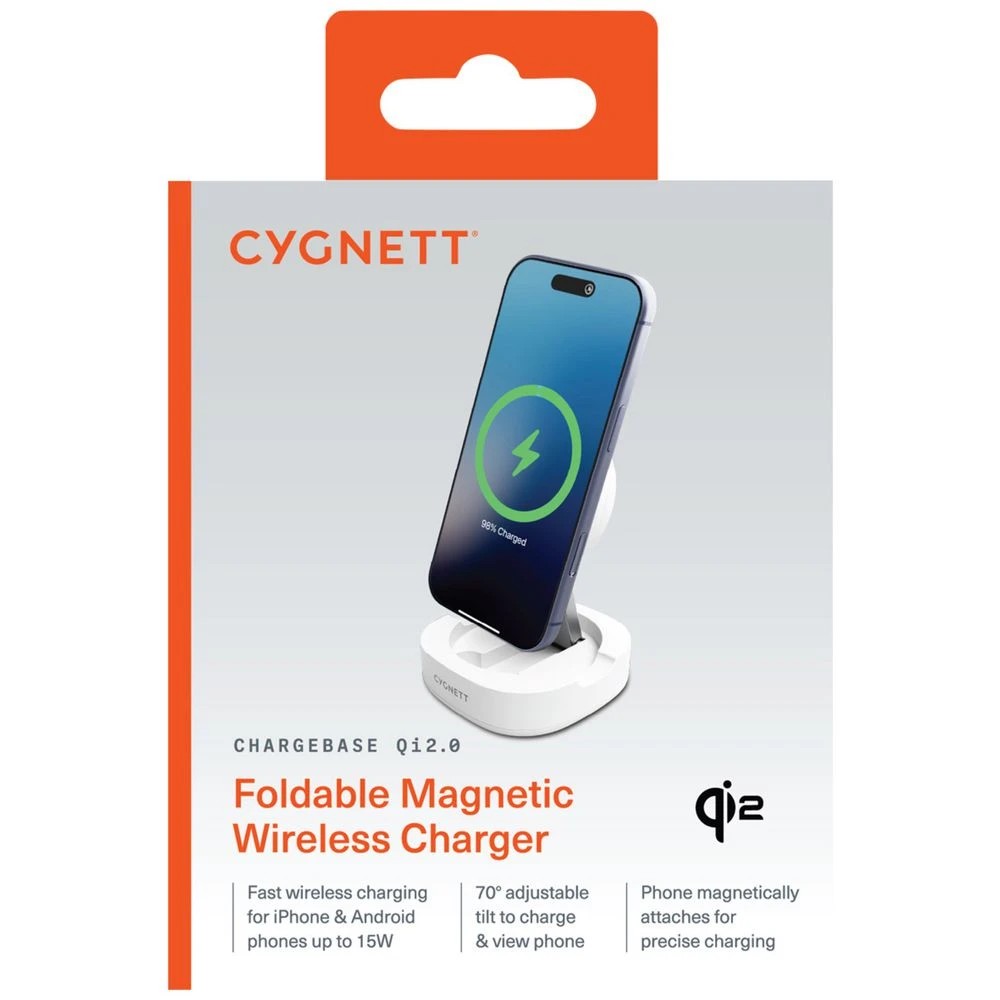 7 Cygnett Qi2 Wireless ChargeBase 15W White, 7 of 7