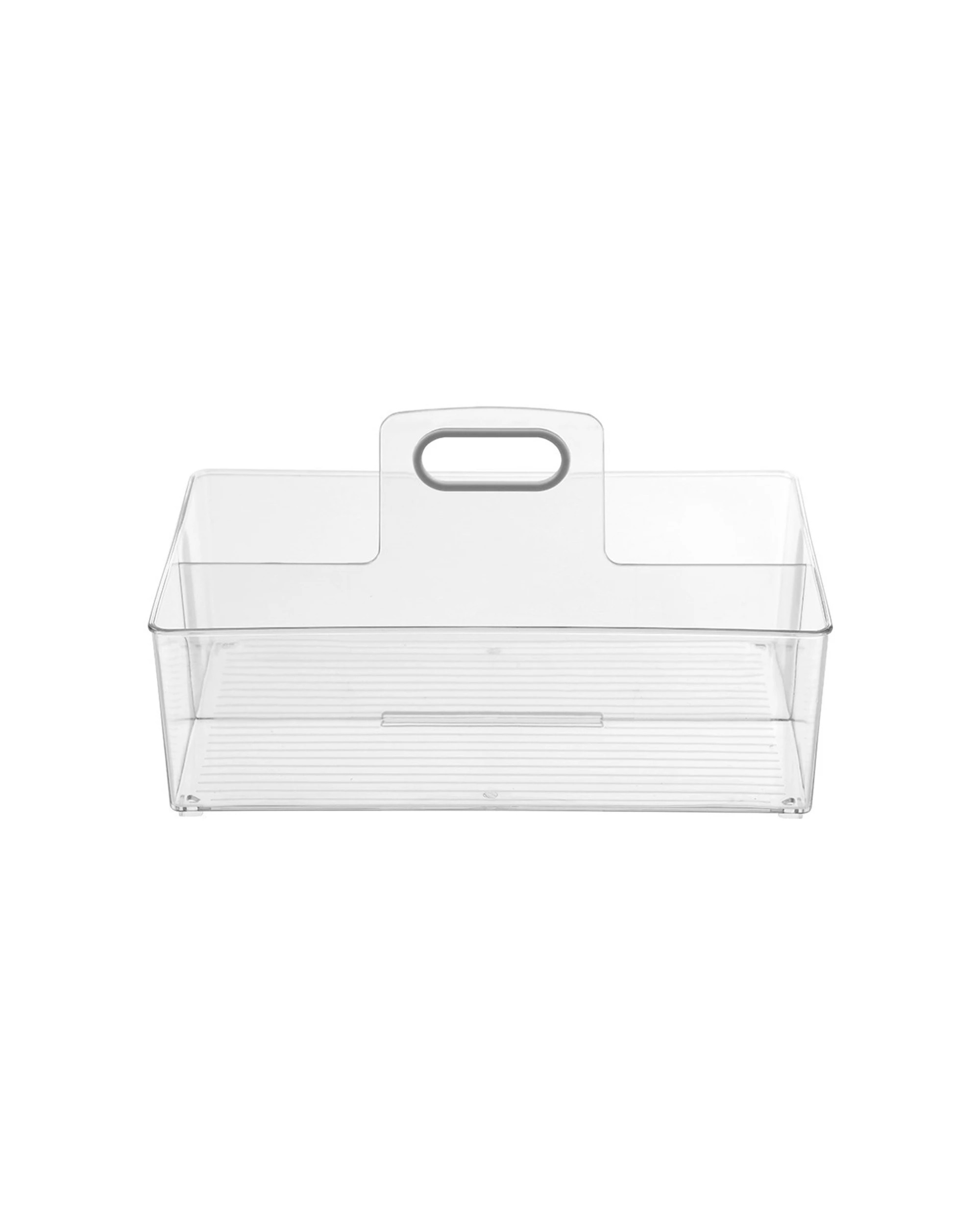 6 Boxsweden 2PK Crystal 35x22cm Caddy 2 Compartment Organiser Durable Design
 - plain, 6 of 9