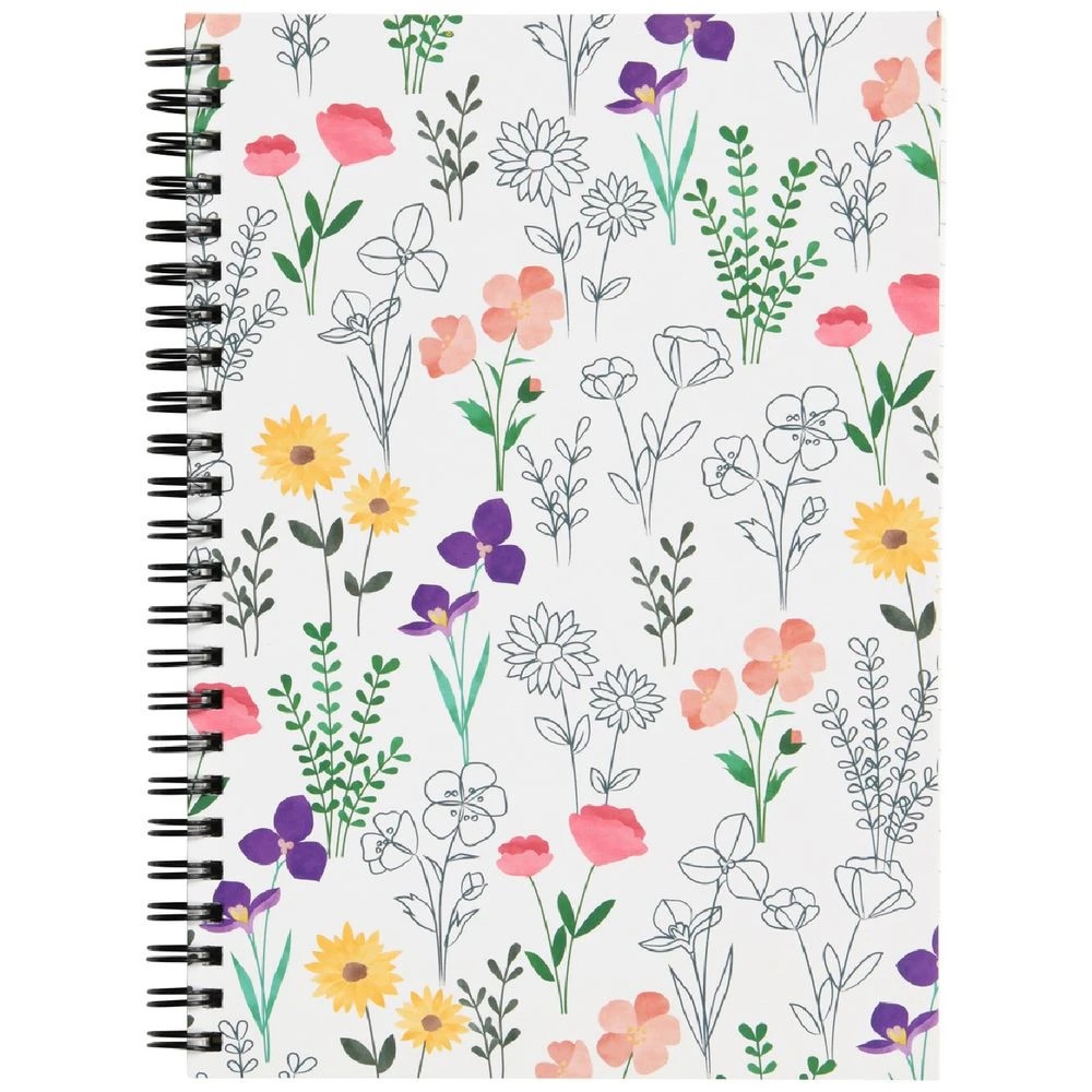 1 Otto A5 Notebook Wildflower 200 Pages, 1 of 2